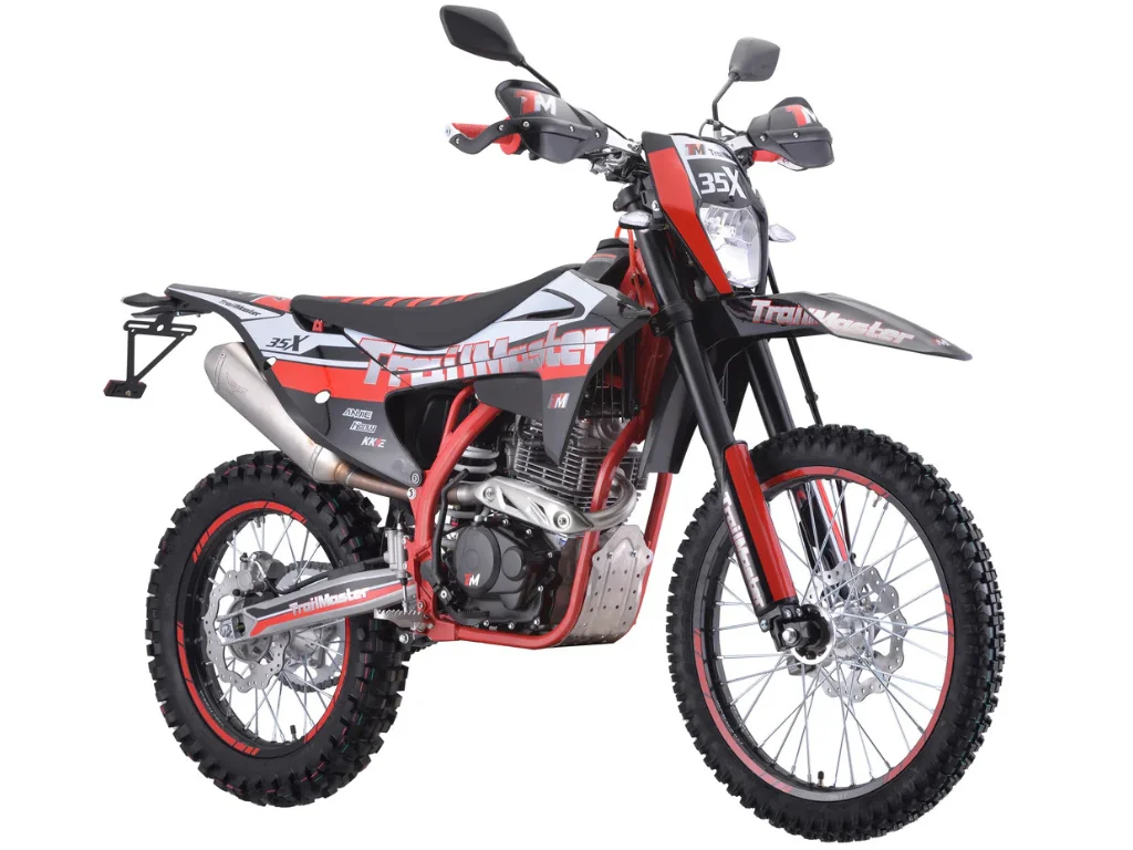 TM35X 250cc, Dual Sport Dirt Bike, 5-Speed Manual, Electric Kick Start, LED Headlight, 21" Front Tire, 36.2" Seat Height (Green) - Image 6
