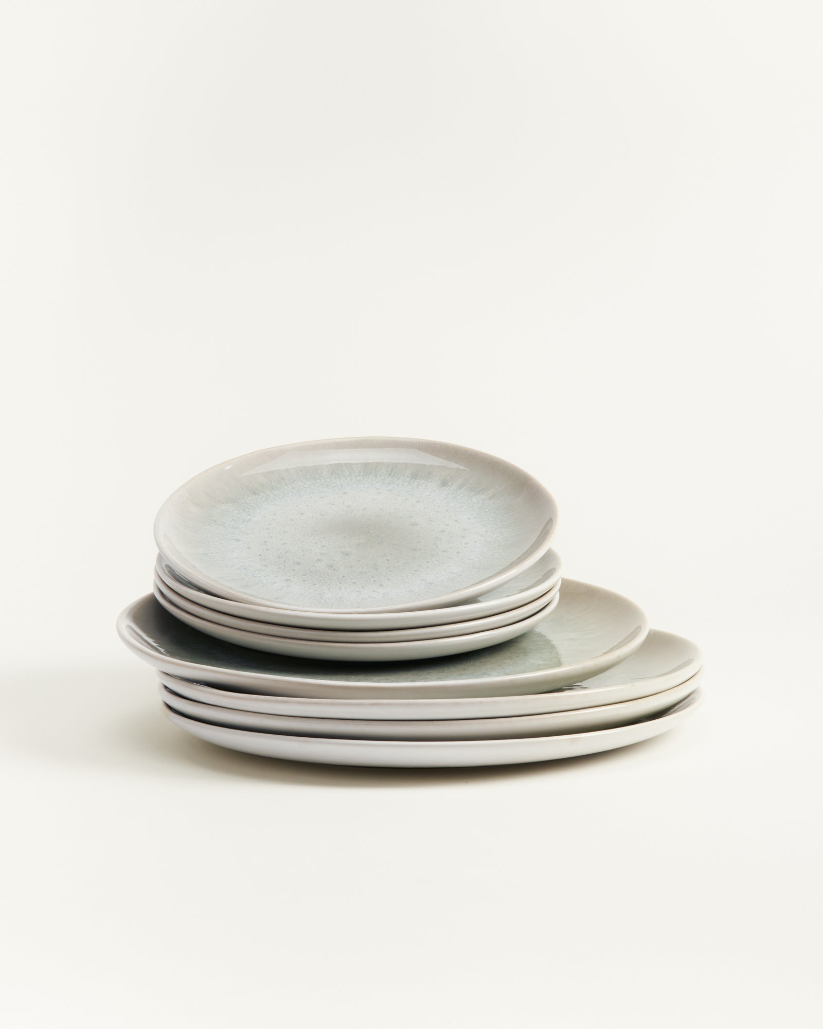 AREIA - PLATE SET CLASSIC GRAY 8 PIECES