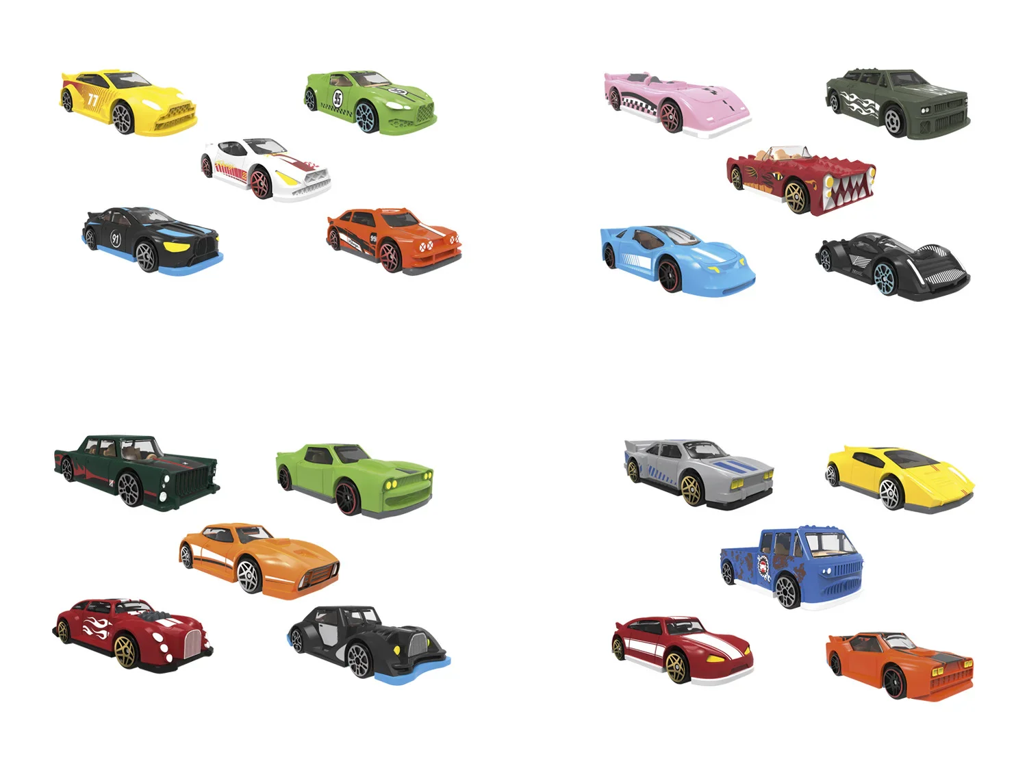 Playtive Coffret de vhicules, 5 pices