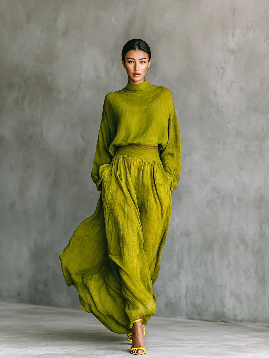 Mariela | Ensemble femme vert
