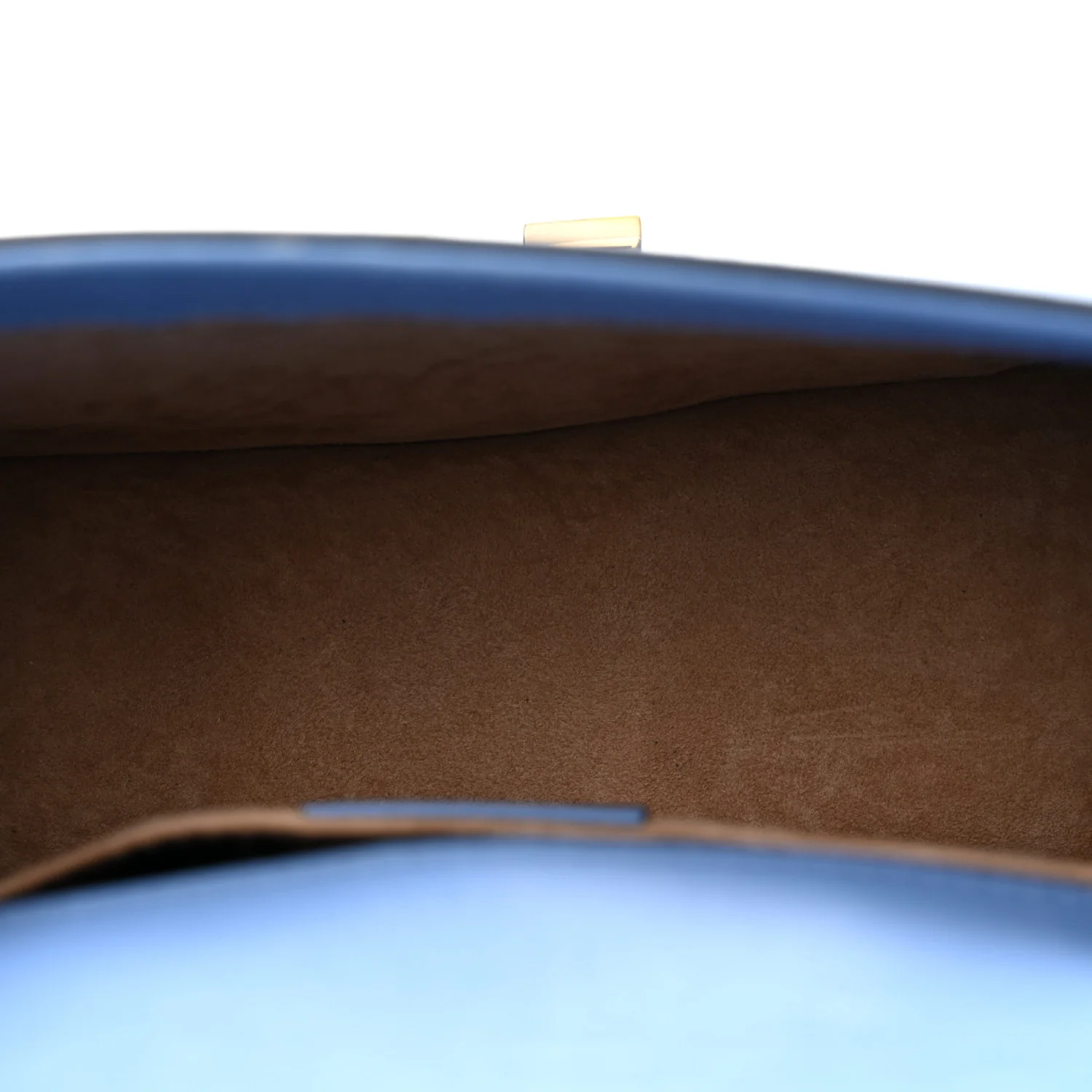 Calfskin Mini Sylvie Chain Shoulder Bag Clear Sky Blue