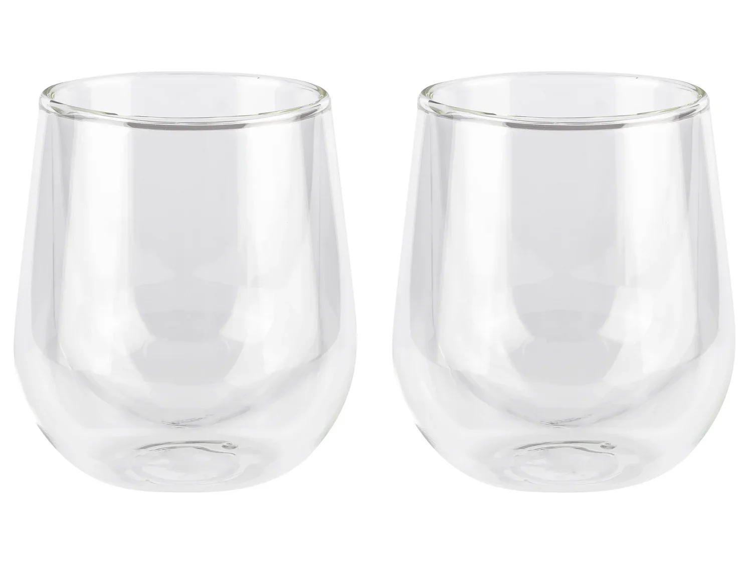 ERNESTO Lot de 2 verres  double paroi
