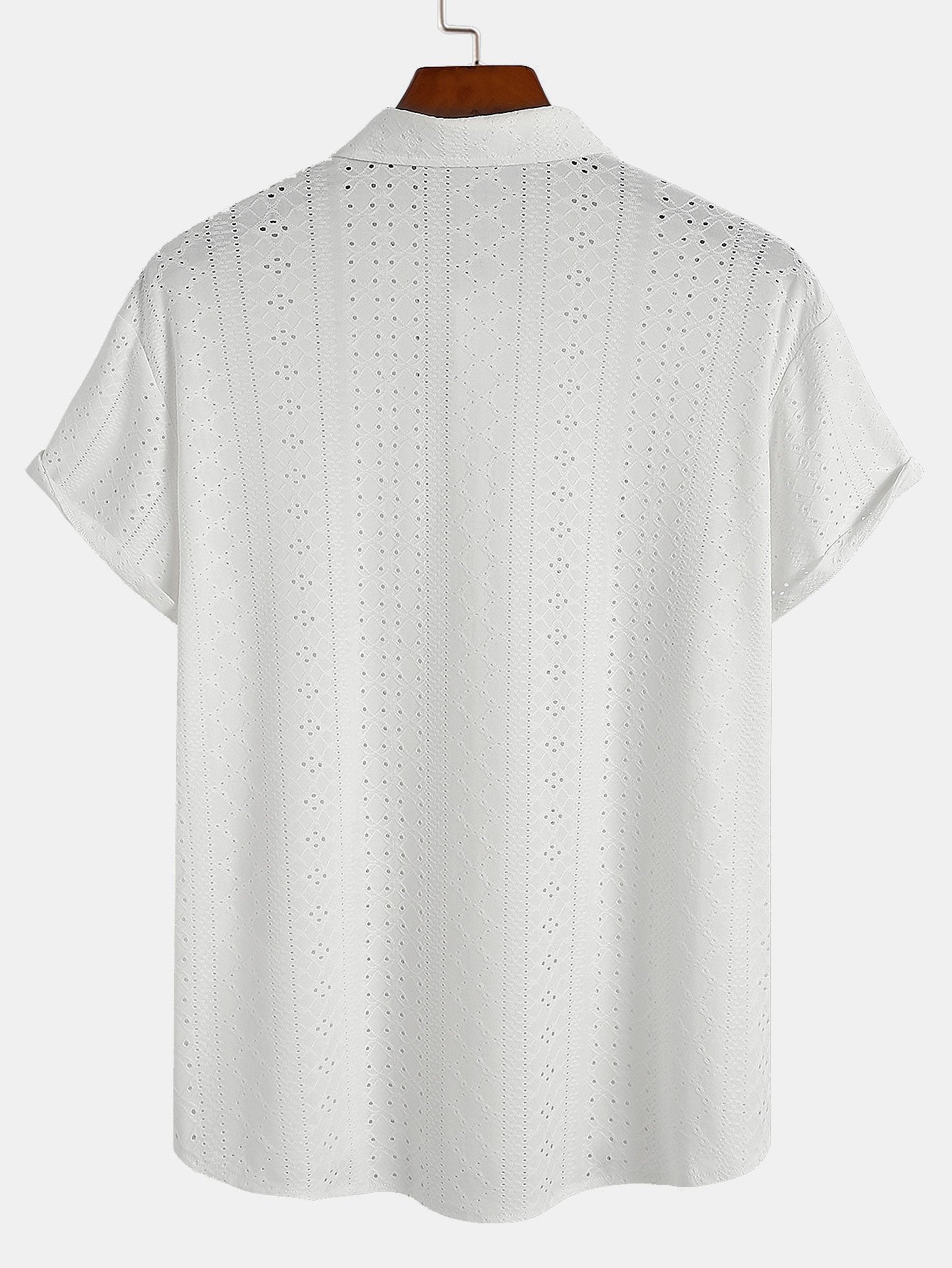 Chemise boutonnée à texture jacquard