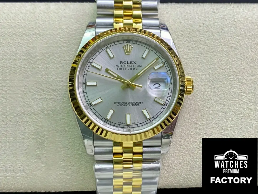Rolex Datejust 126233 36MM EW Factory Stainless Steel Strap