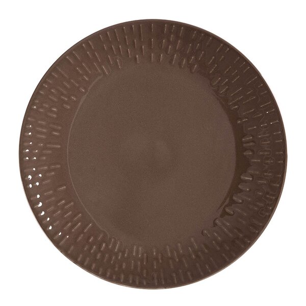 Confetti tallerken 21 cm Chocolate