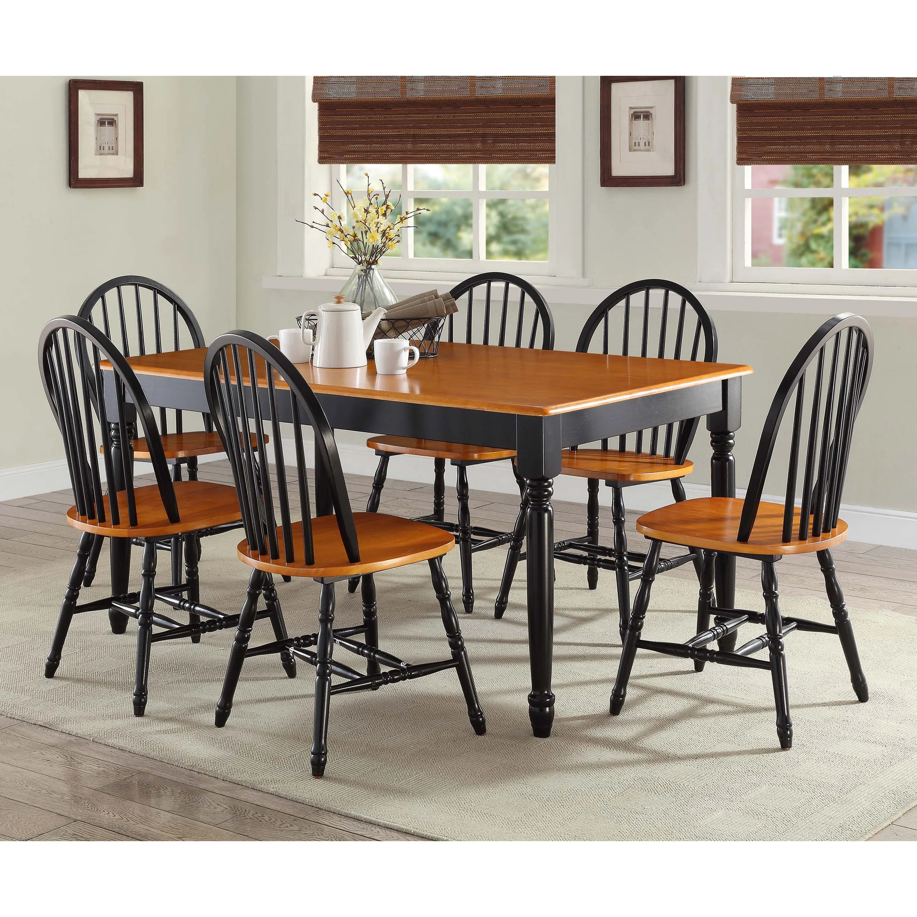 Better Homes and Gardens Autumn Lane Farmhouse Dining Table, Multiple Finishes