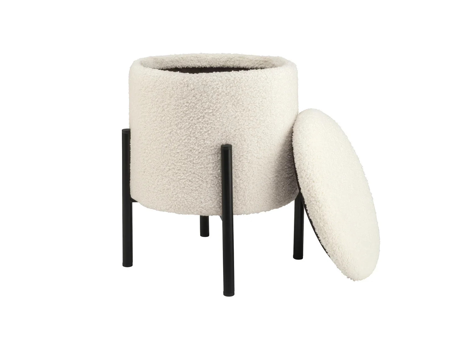 LIVARNO home Tabouret avec compartiment de rangement,  35 cm