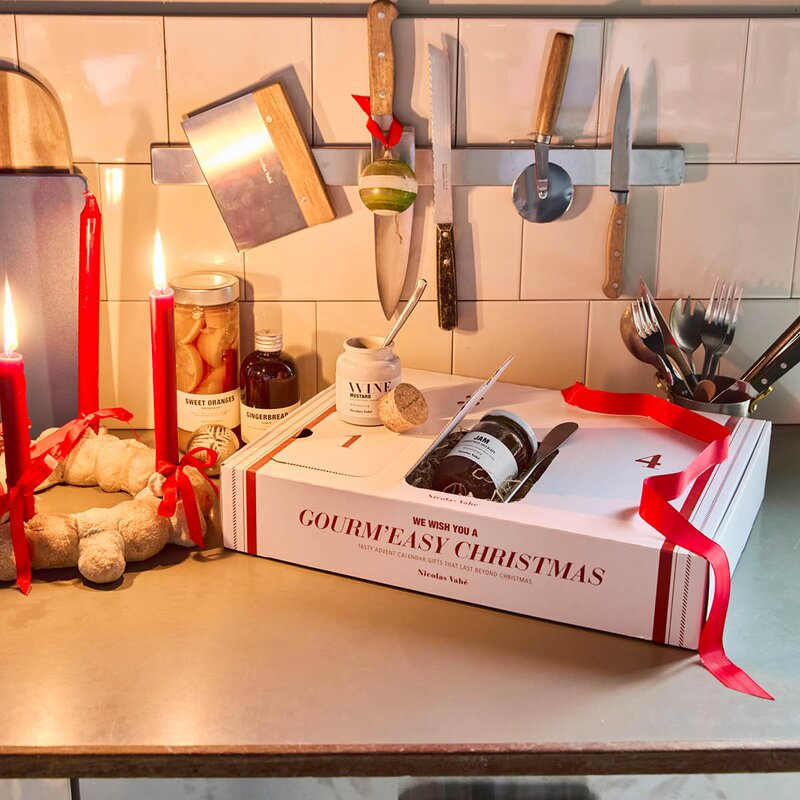 Adventsgaveeske delikatesser 6 stk