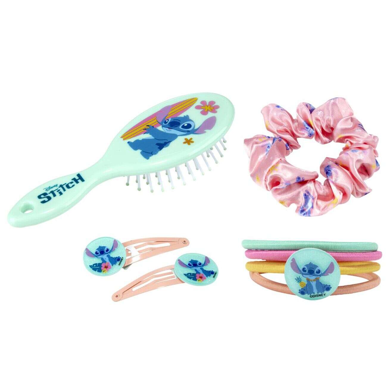 Coffret coiffure Disney Stitch accessoires cheveux