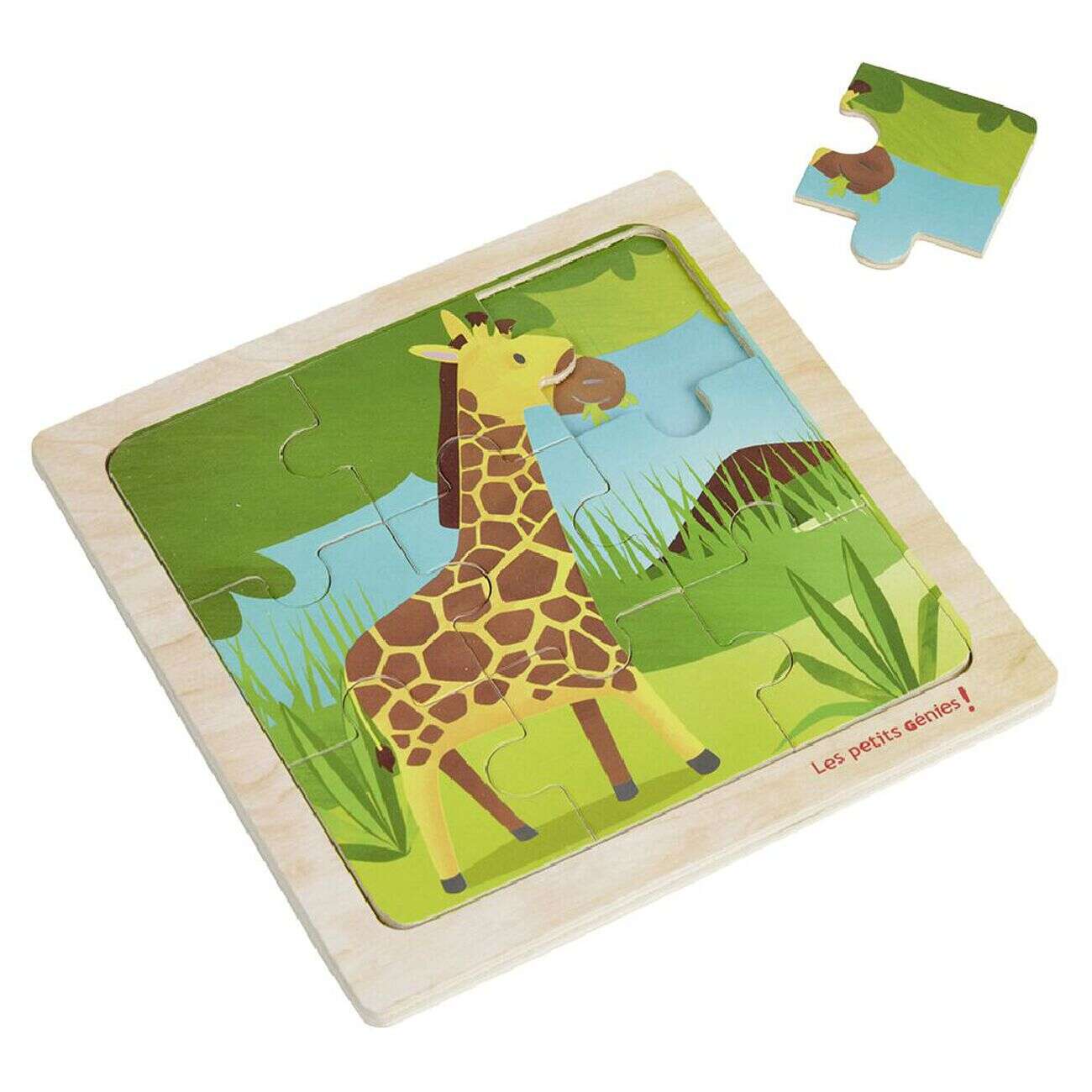 Puzzle en bois 9 pièces