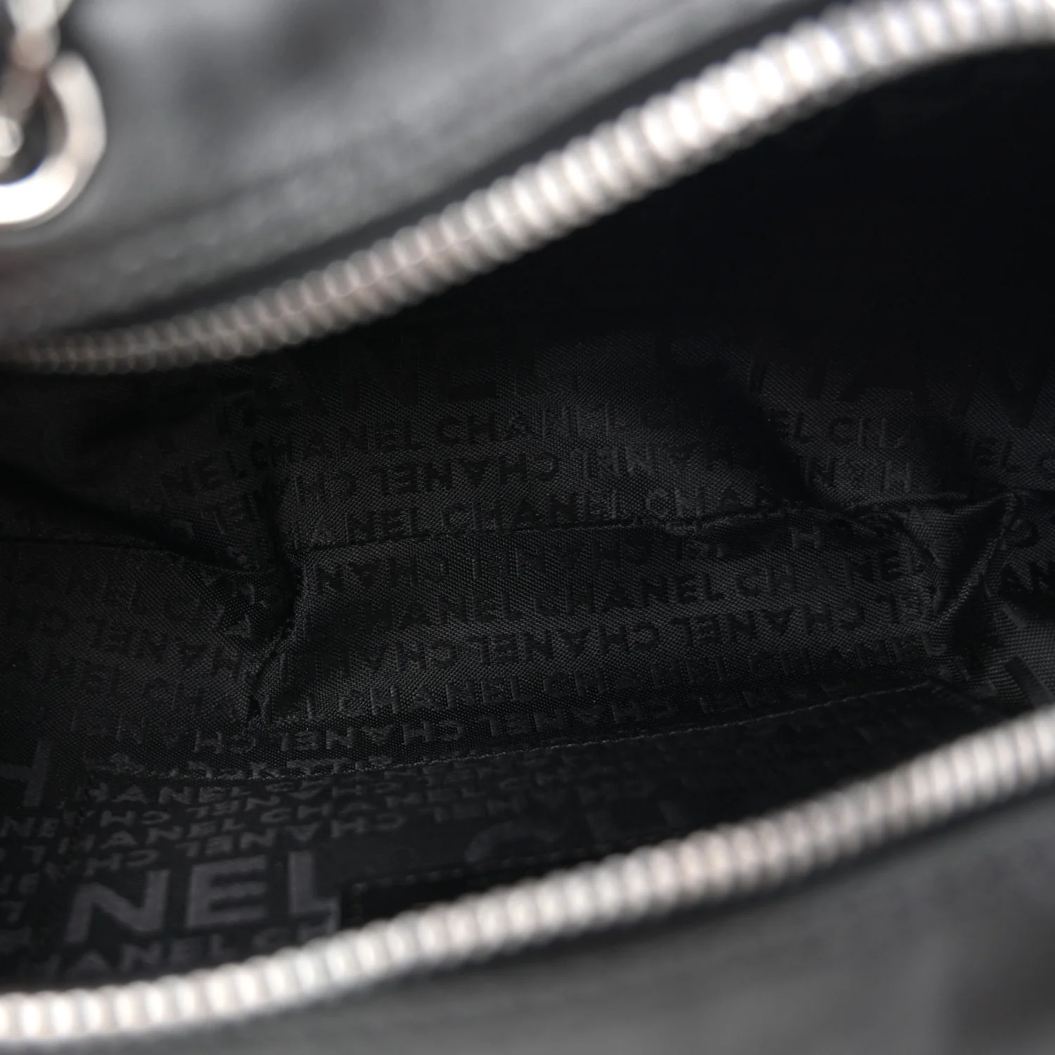 Lambskin Lax Small Tassel Shoulder Bag Black