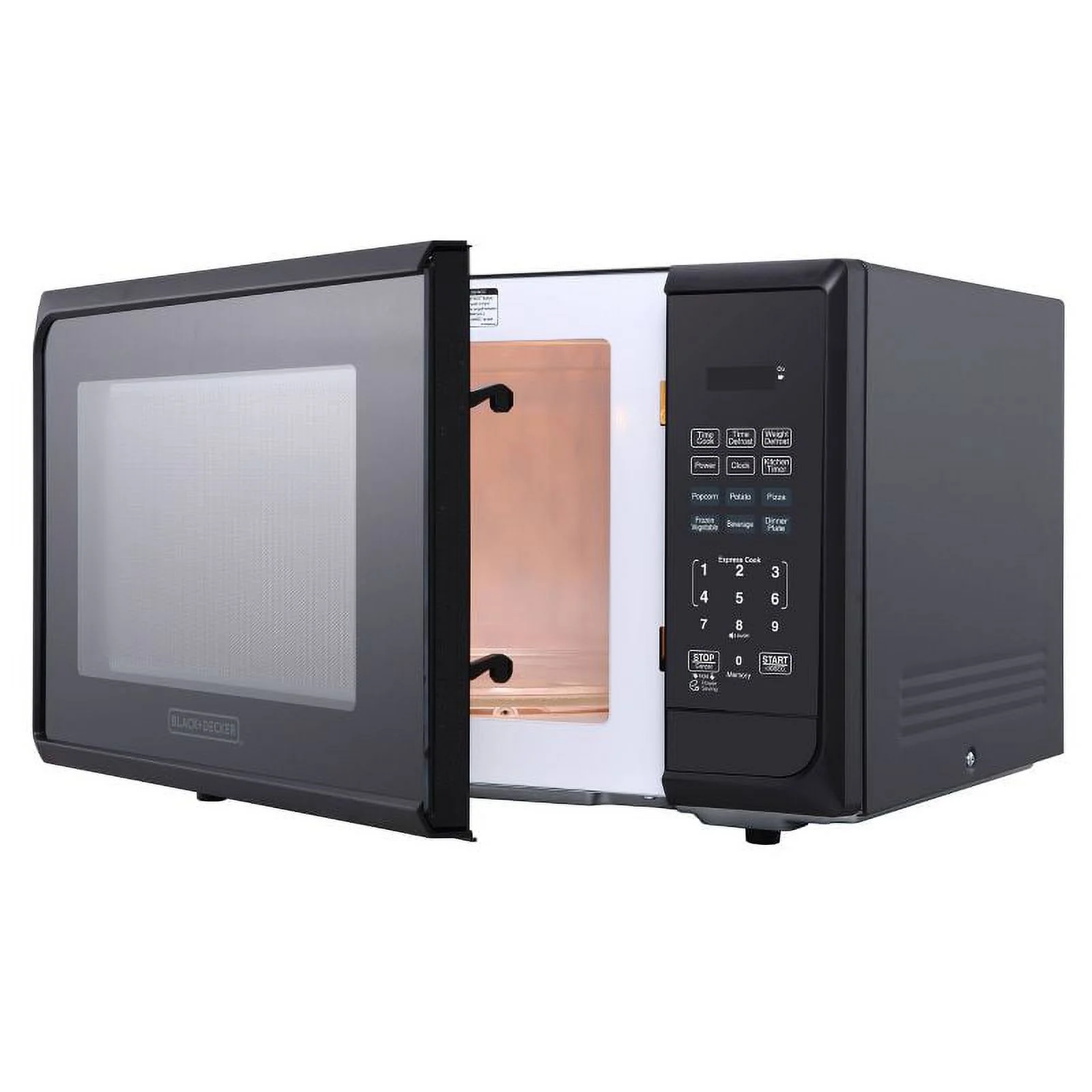 BLACK+DECKER 1.1 Cu. Ft. Microwave Oven in Stainless Steel