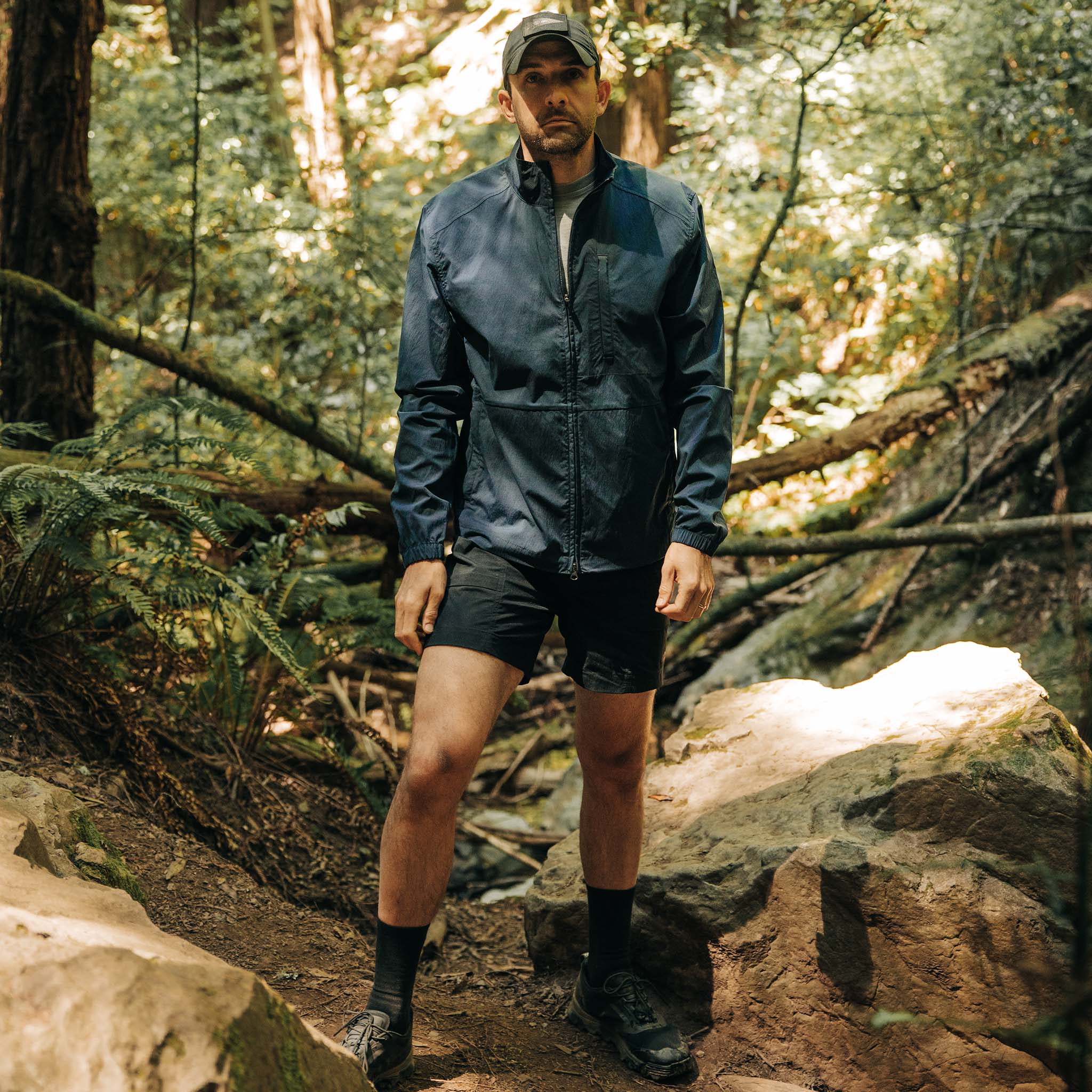 La veste pliable Deploy couleur bleu marine foncé