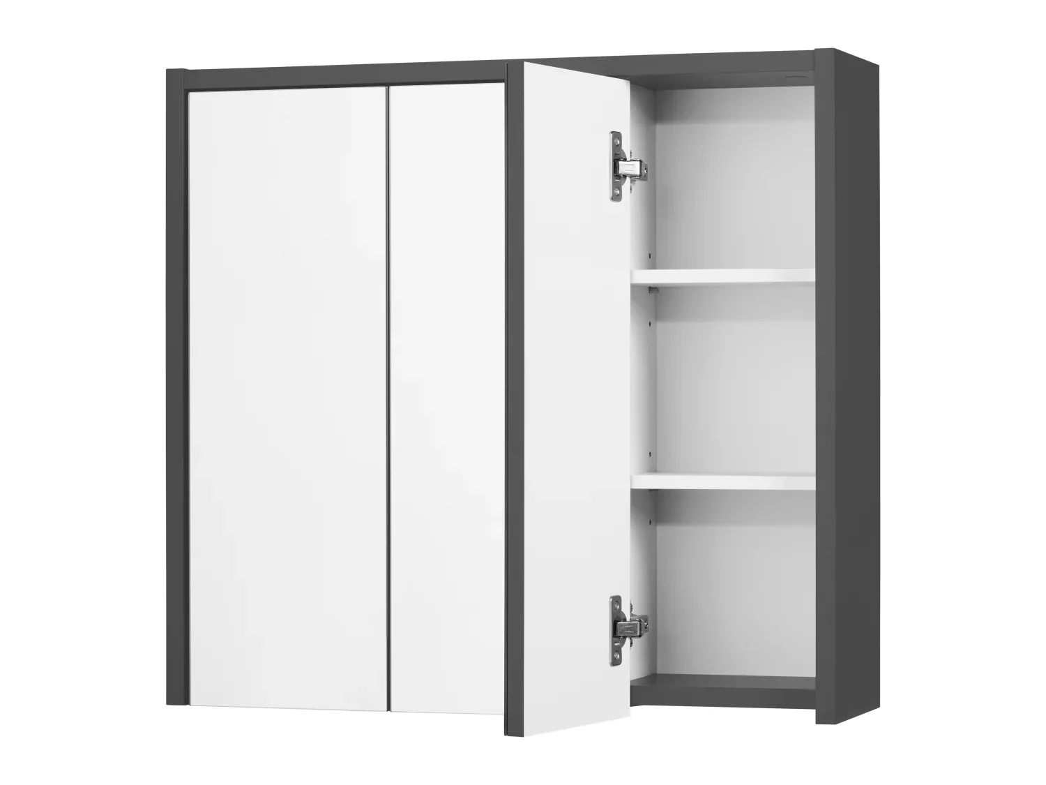 LIVARNO home Armoire de toilette OSLO, 65 x 60 x 17 cm, noir