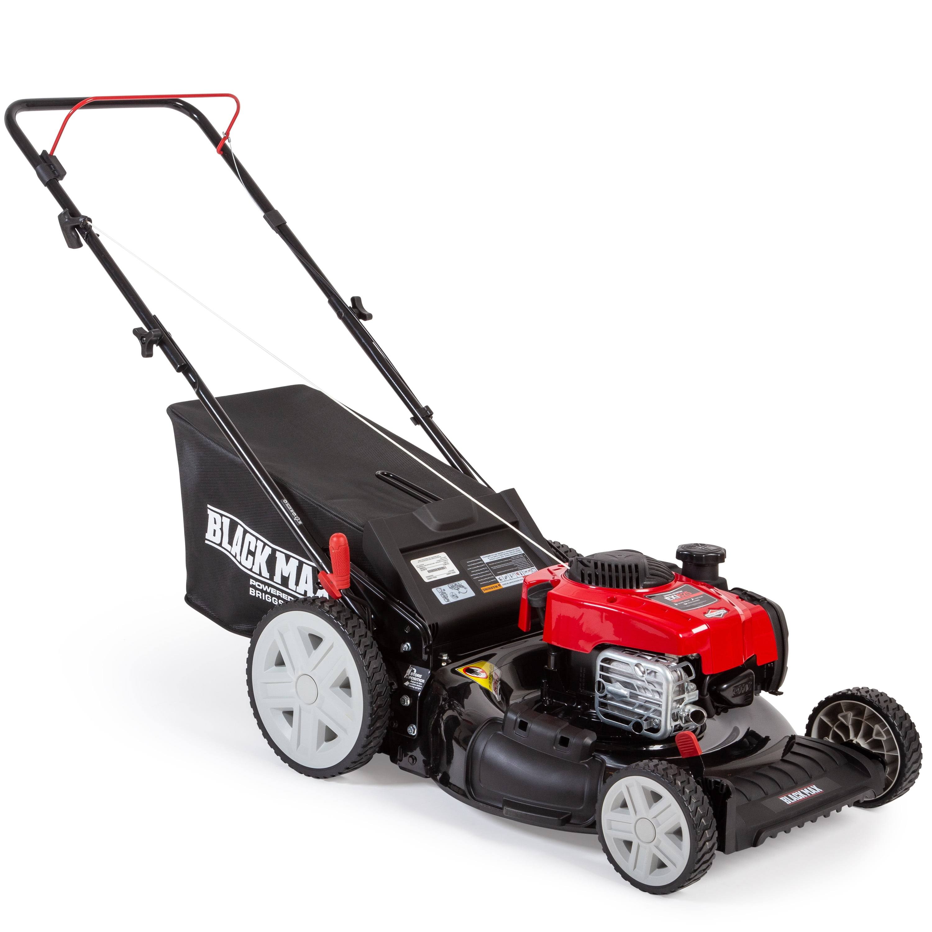 Black Max Mna152717 21-Inch 150cc Gas Push Mower with Mow-N-Stow