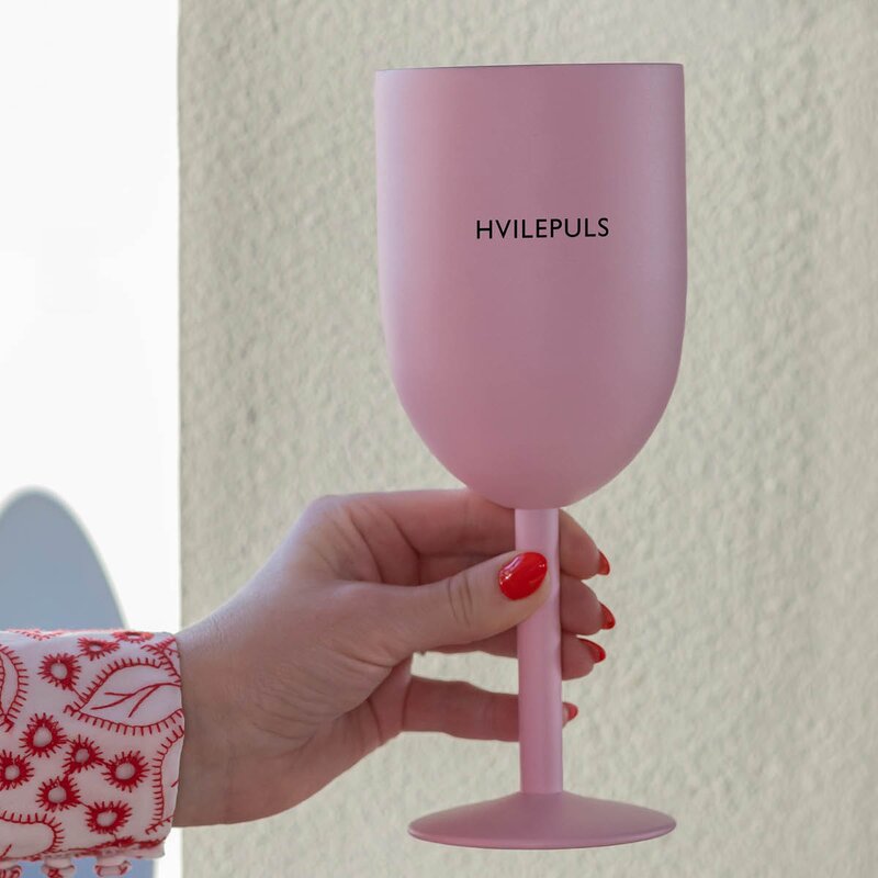 Termo vinglass hvilepuls 40 cl lys rosa