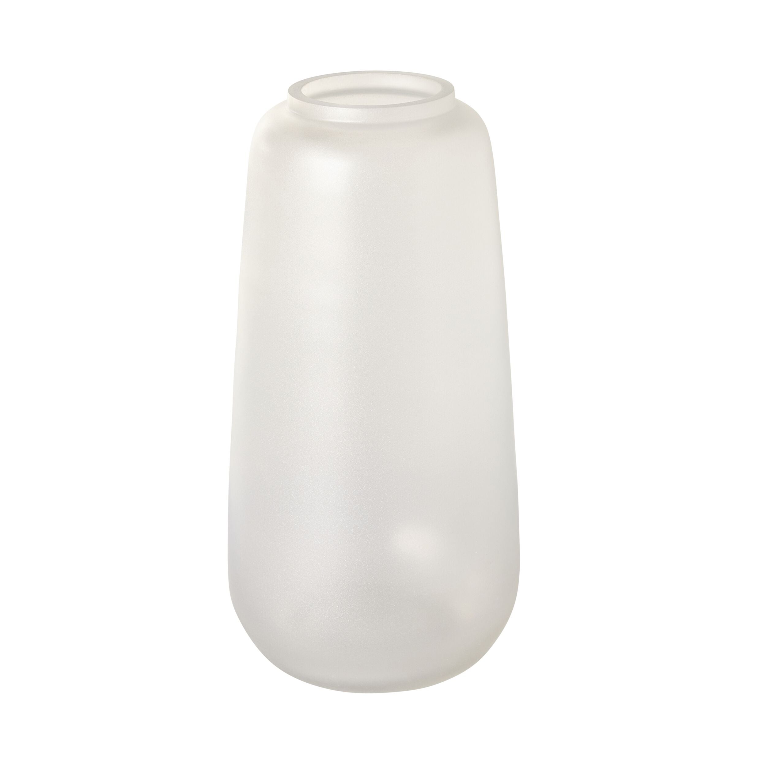 Tundra Frosted Vase 12x12x25cm