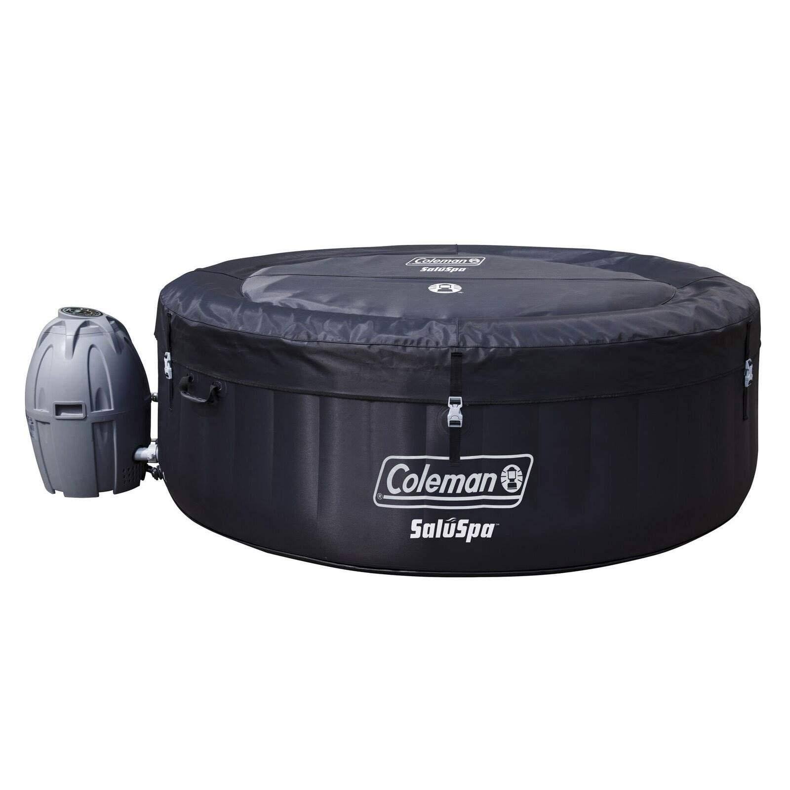 Coleman SaluSpa Portable 4 Person Outdoor Inflatable Hot Tub Spa
