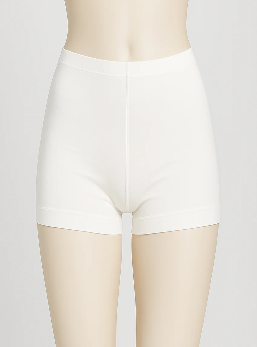 Culotte à jambes femme blanche