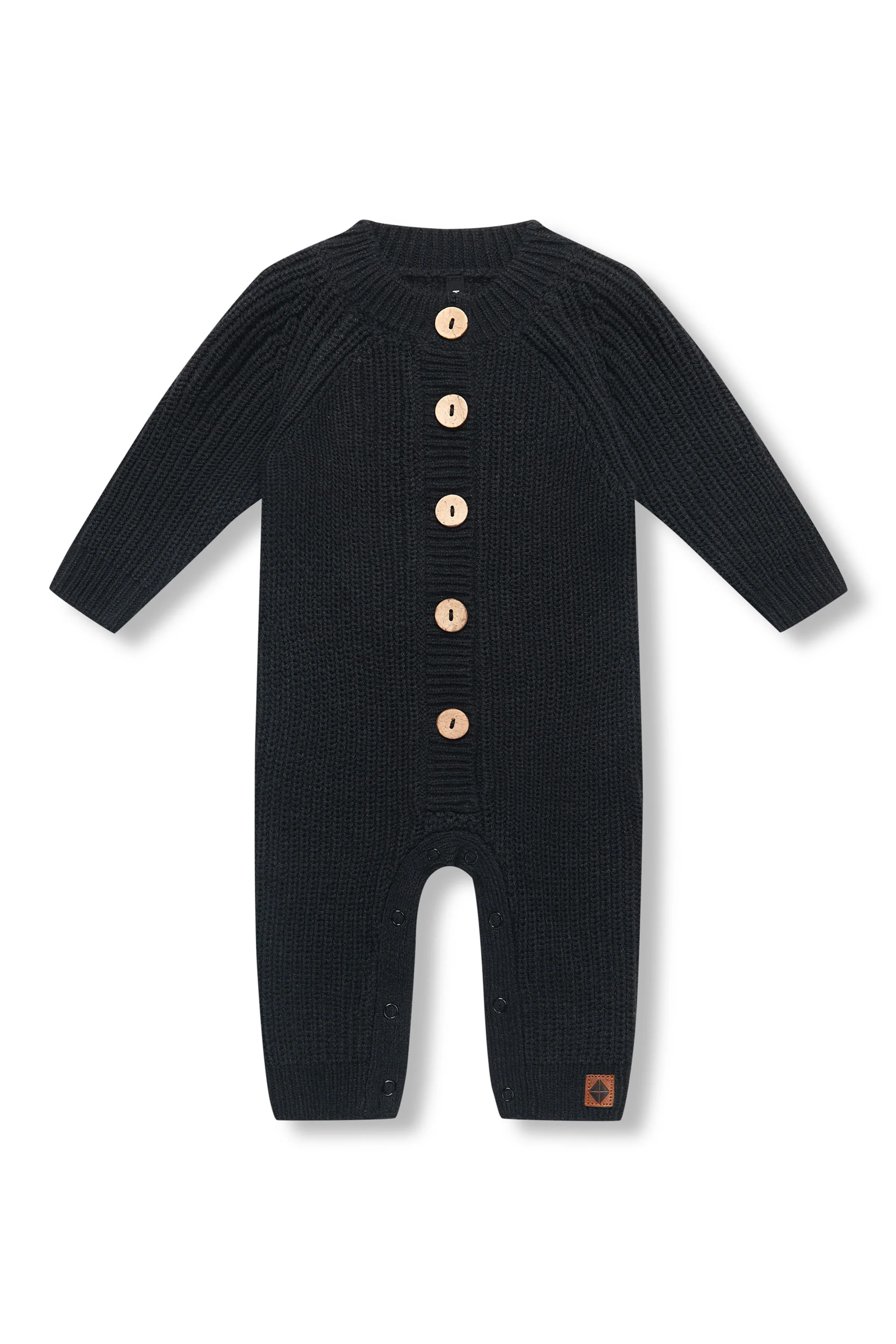 Chunky Knit Jumpsuit in Midnight