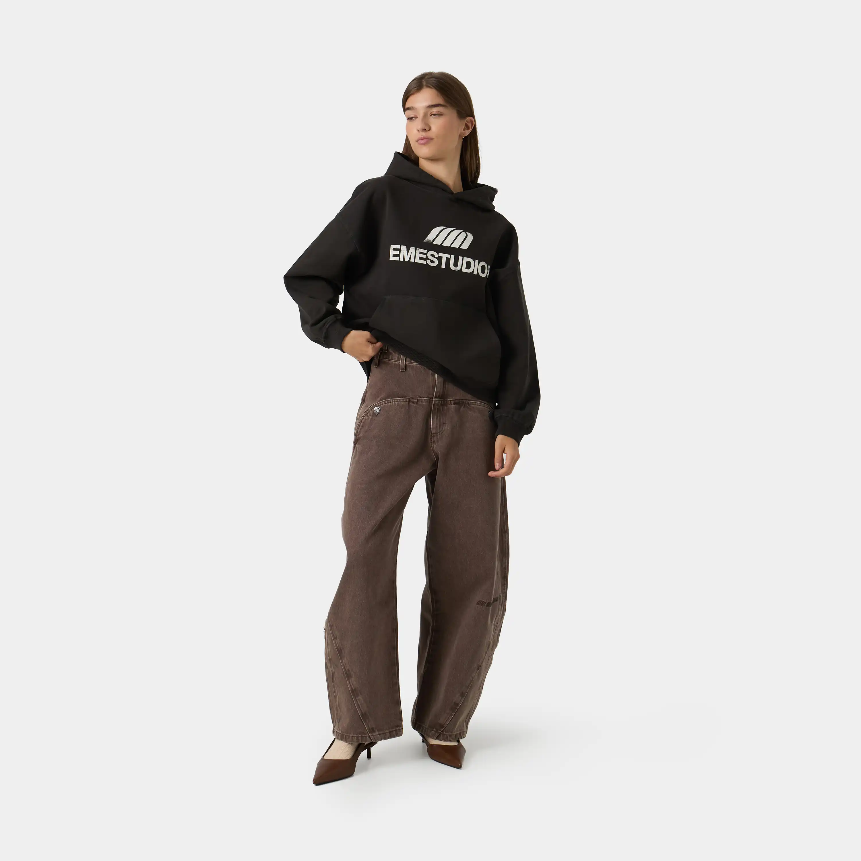 Brook Shadow Oversized Hoodie