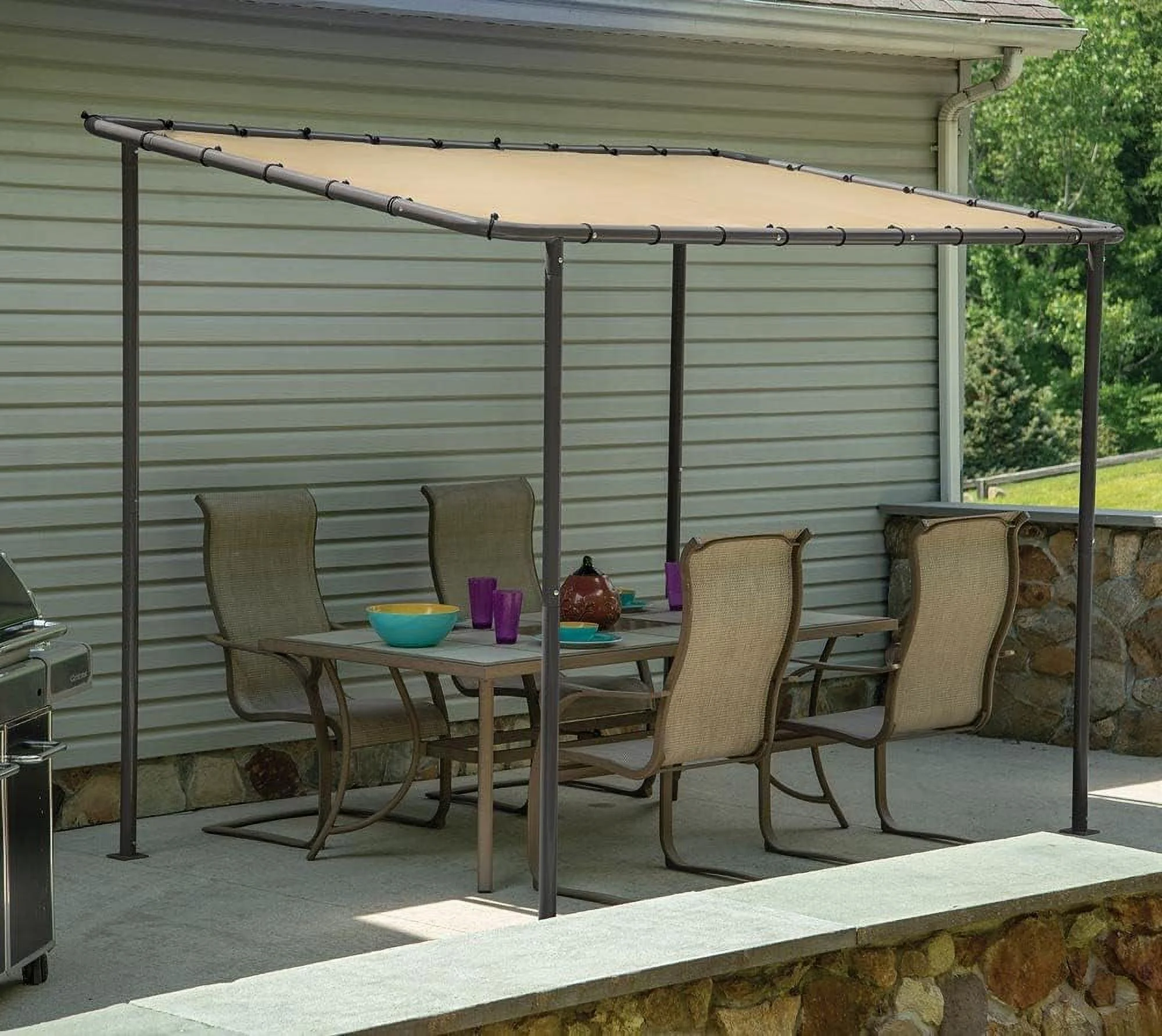 10' x 6' Outdoor Solano Canopy, Water Resistant Image 6