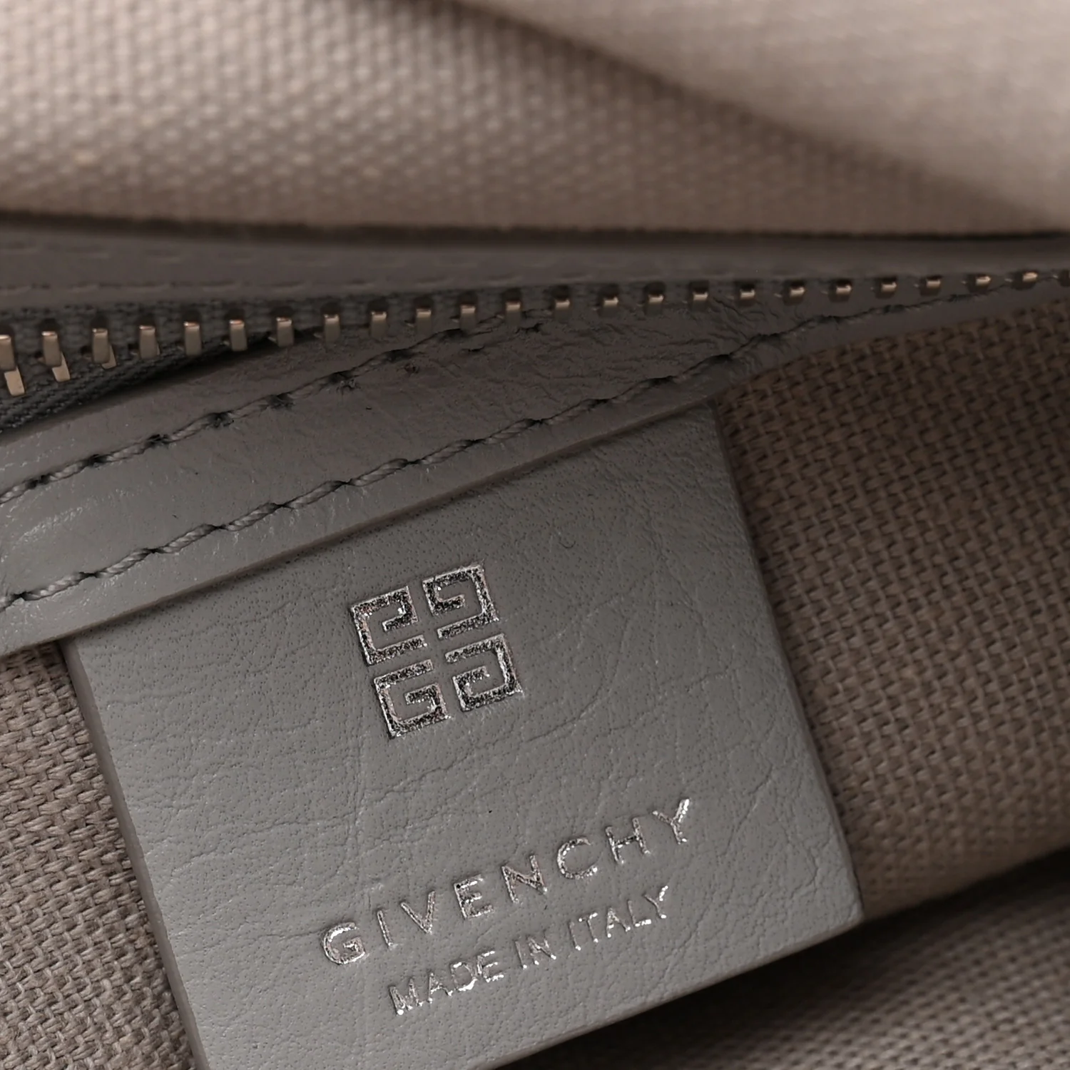 Calfskin Medium Voyou Bag Light Grey