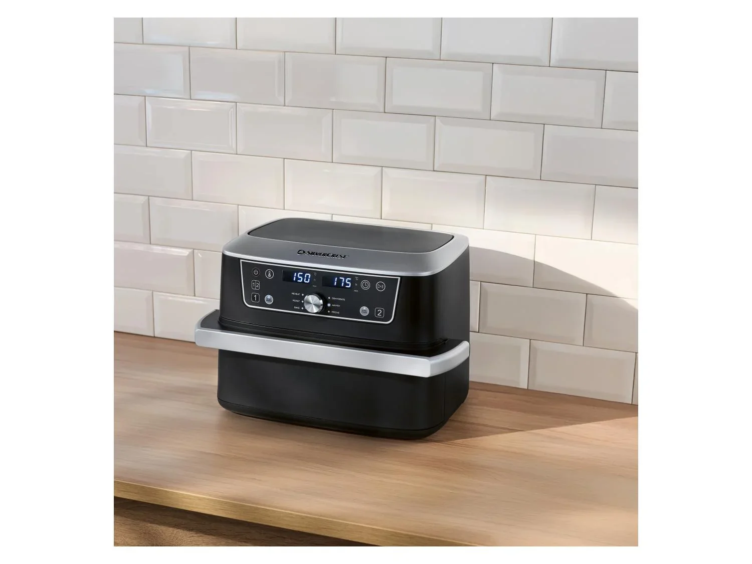 SILVERCREST Friteuse  air chaud double compartiment