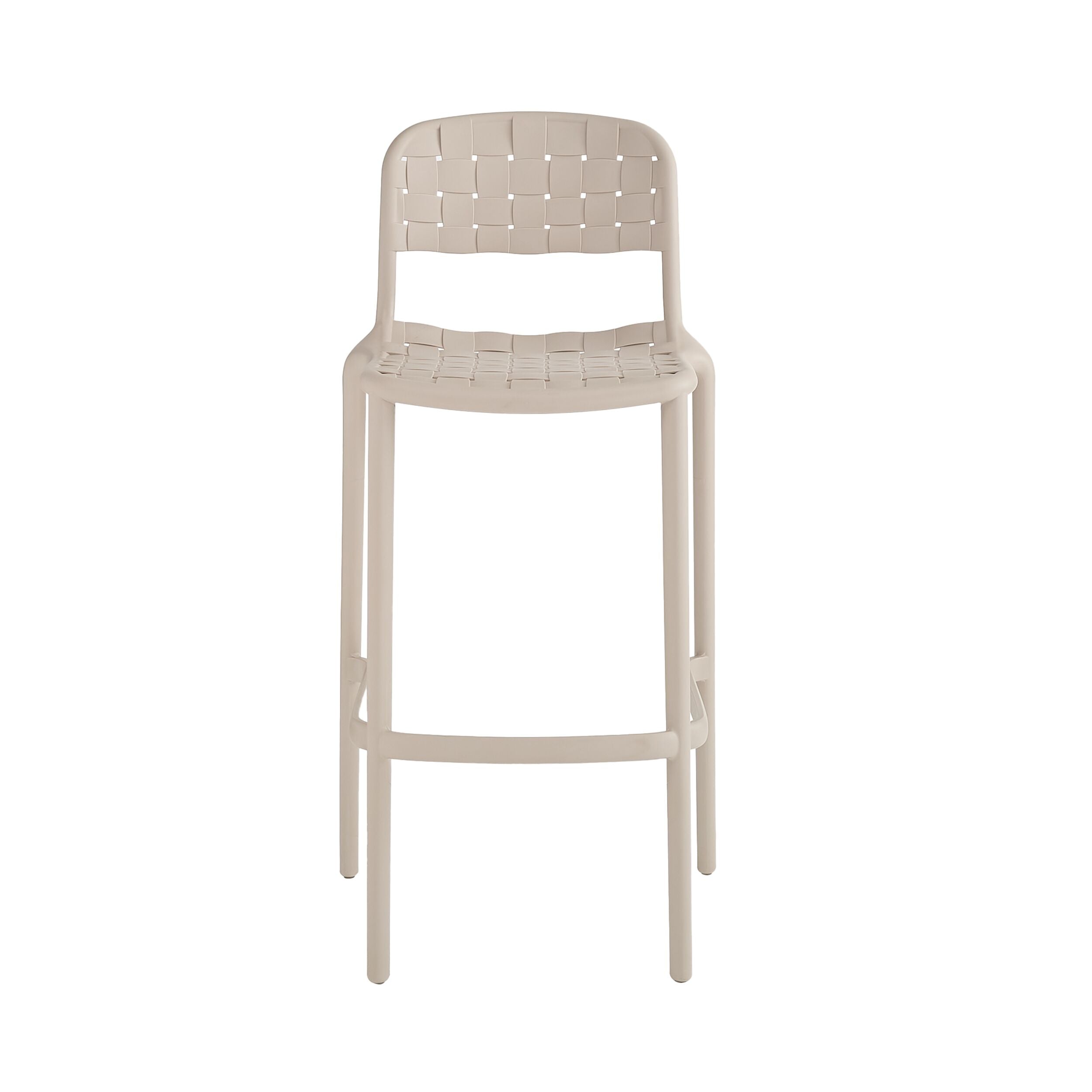 Em Weave Bar Stool Taupe