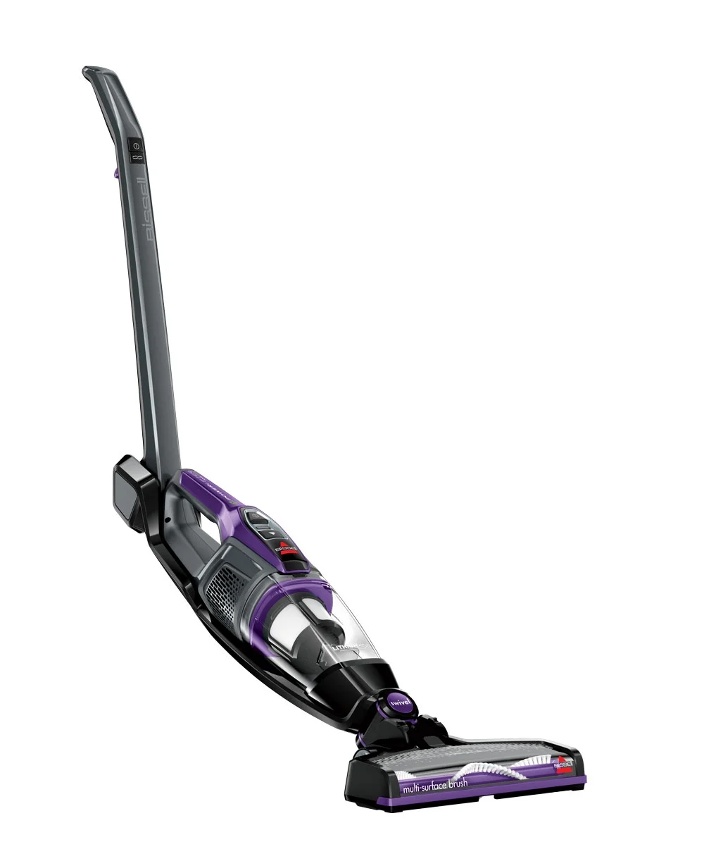 BISSELL Powerlifter Ion Pet Cordless Stick Vacuum, Carpet, Area Rugs, Hard Floor, Upholstery, 2 Way Fold Handle, Freestanding, Removeable Hand Vac, 3191, Purple