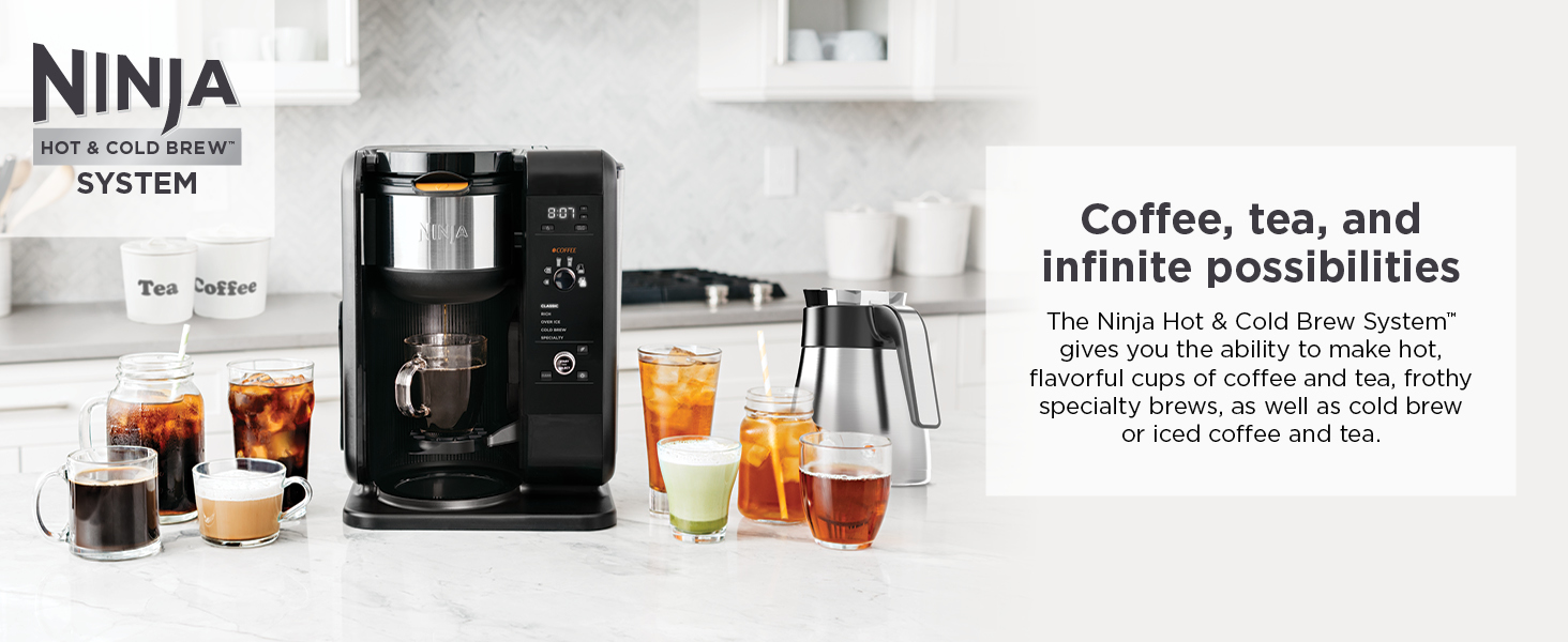 ability to make hot flavorful cups coffee tea frothy specialty brews cold brew or iced coffee tea