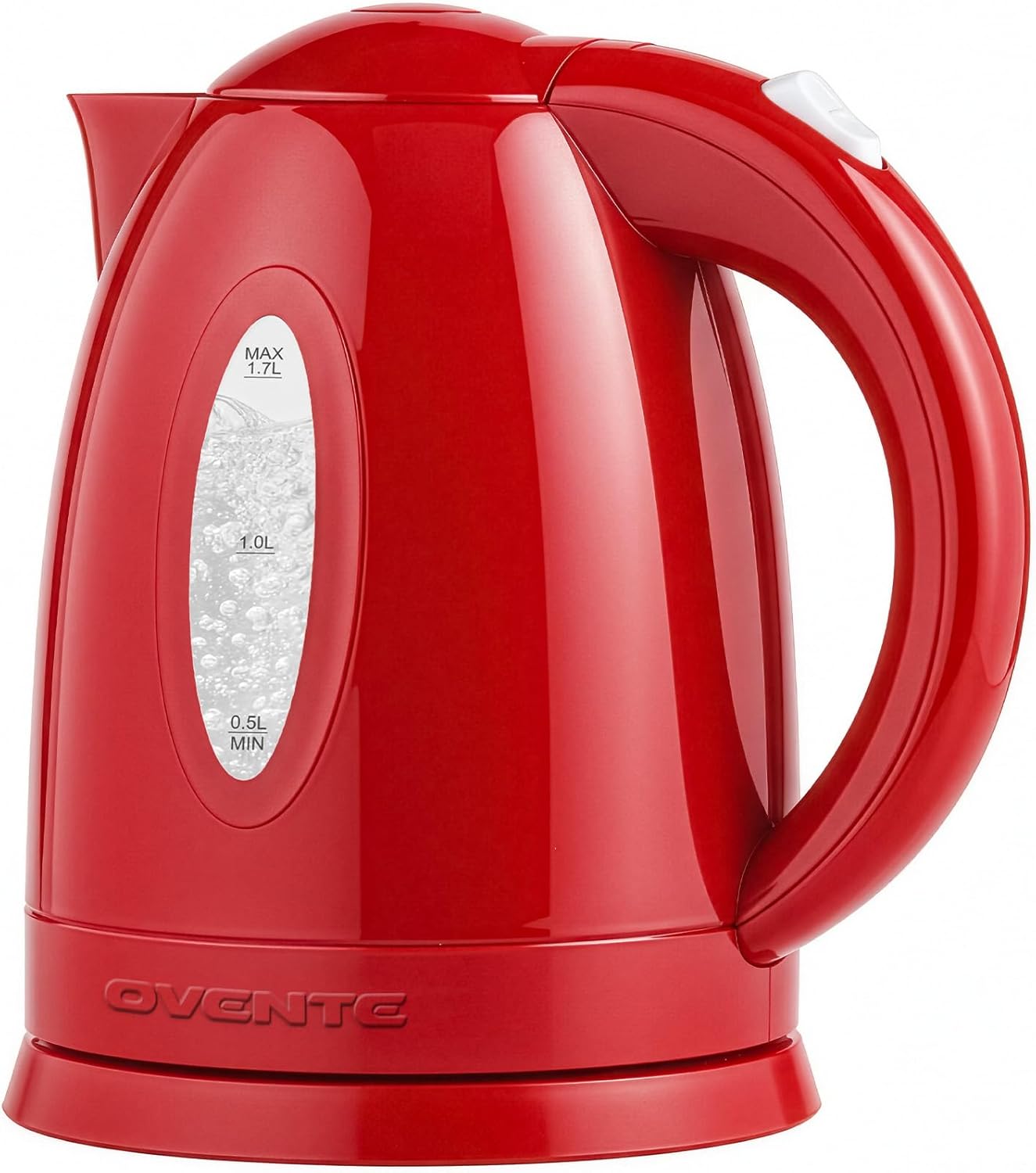 OVENTE 1.7L Electric Tea Kettle, 1100W BPA-Free Water Boiler, Pink KP72P