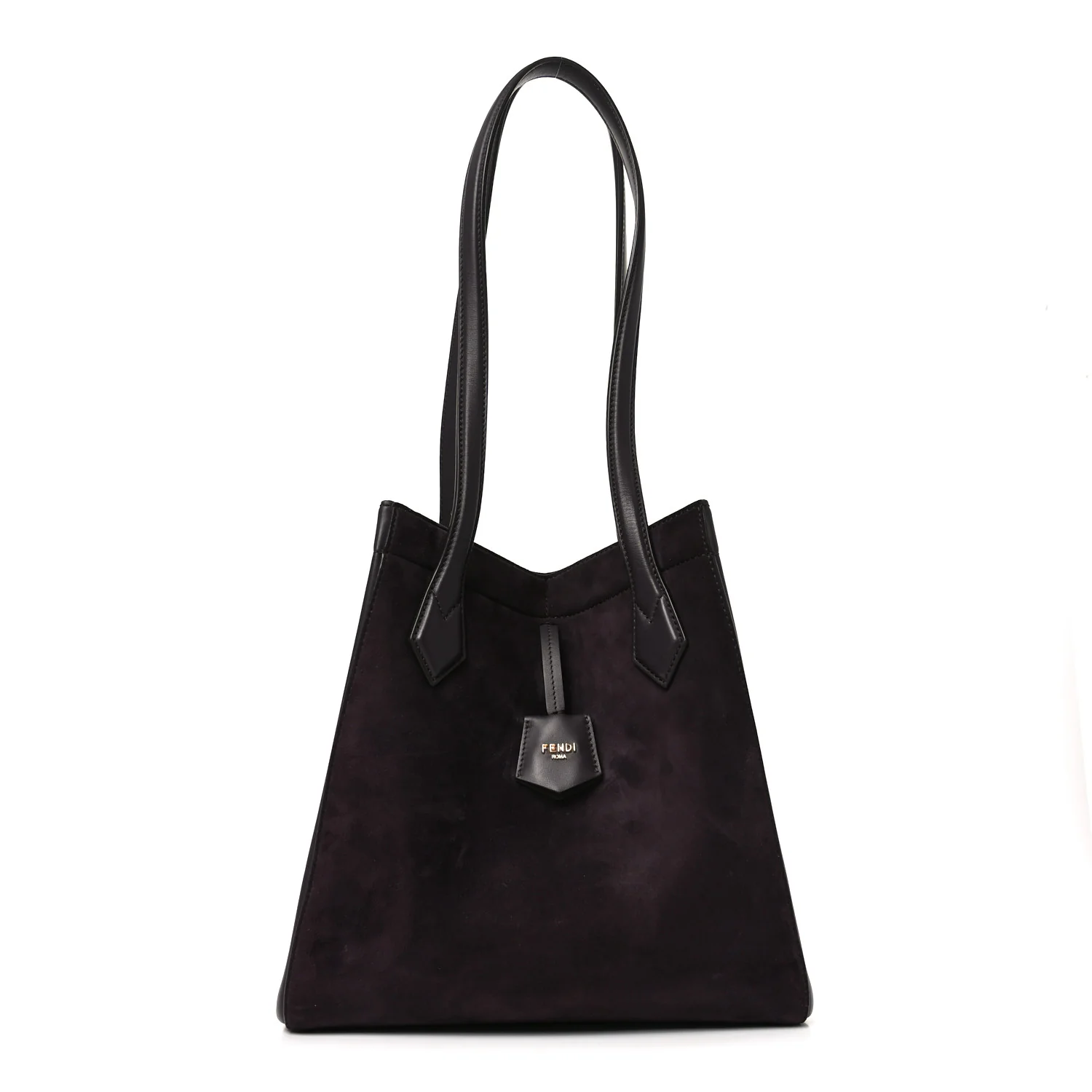 Vitello Grace Camoscio Medium Fendi Origami Plum