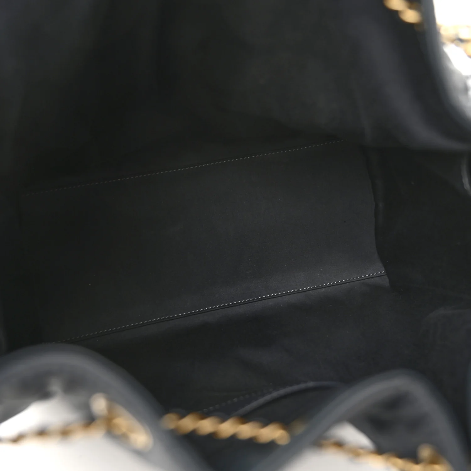 Canvas Quilted Medium Chanel 25 Handbag Dark Blue