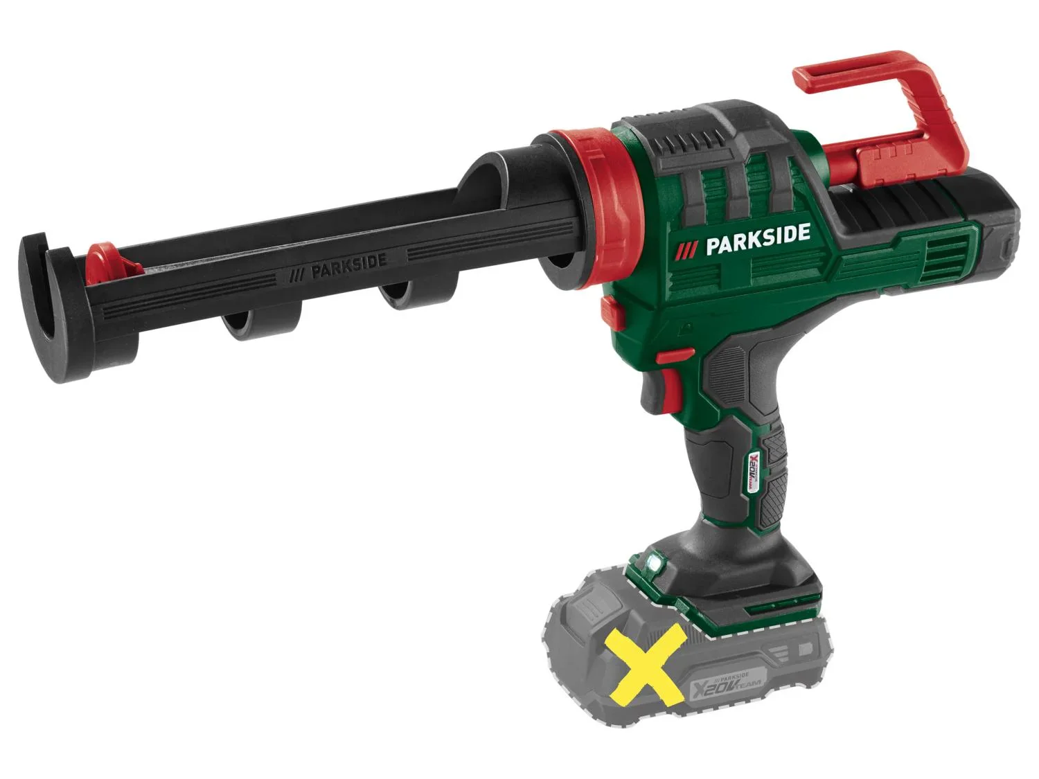 PARKSIDE Pistolet  cartouche sans fil PKPA 20-Li A2, 20 V