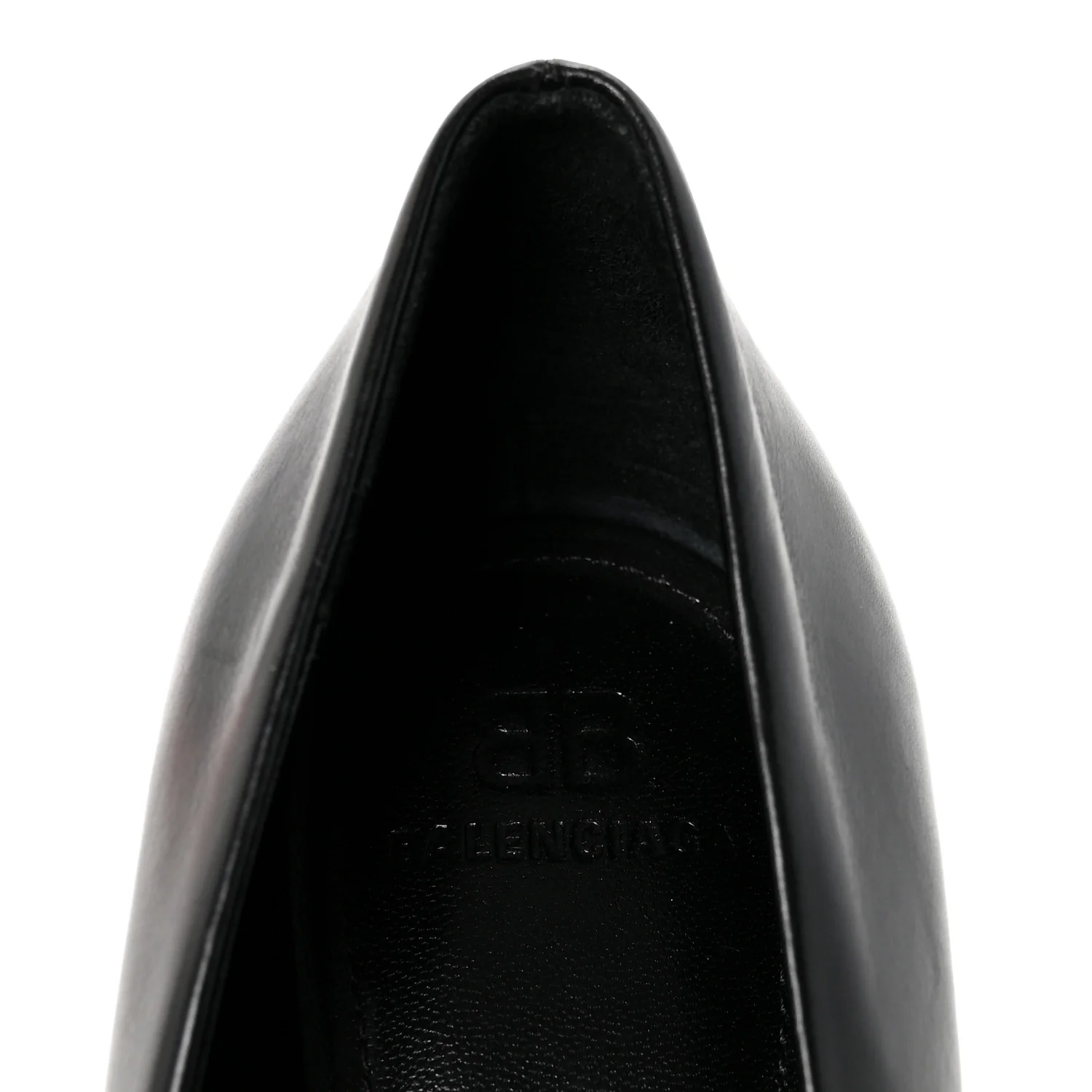 Distressed Calfskin Odeon 100mm Pumps 38 Black