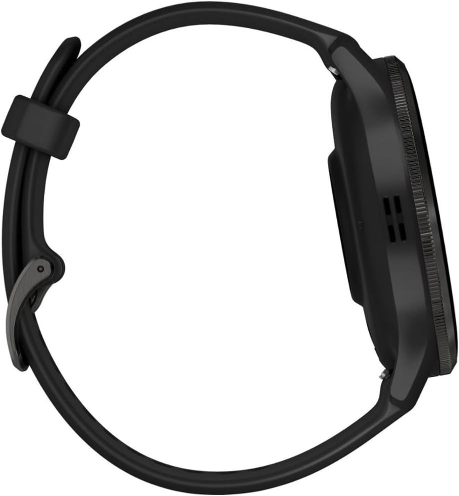Garmin Venu 3 Health and Fitness GPS Smartwatch Slate Bezel/Black Band (45mm) - (Renewed)