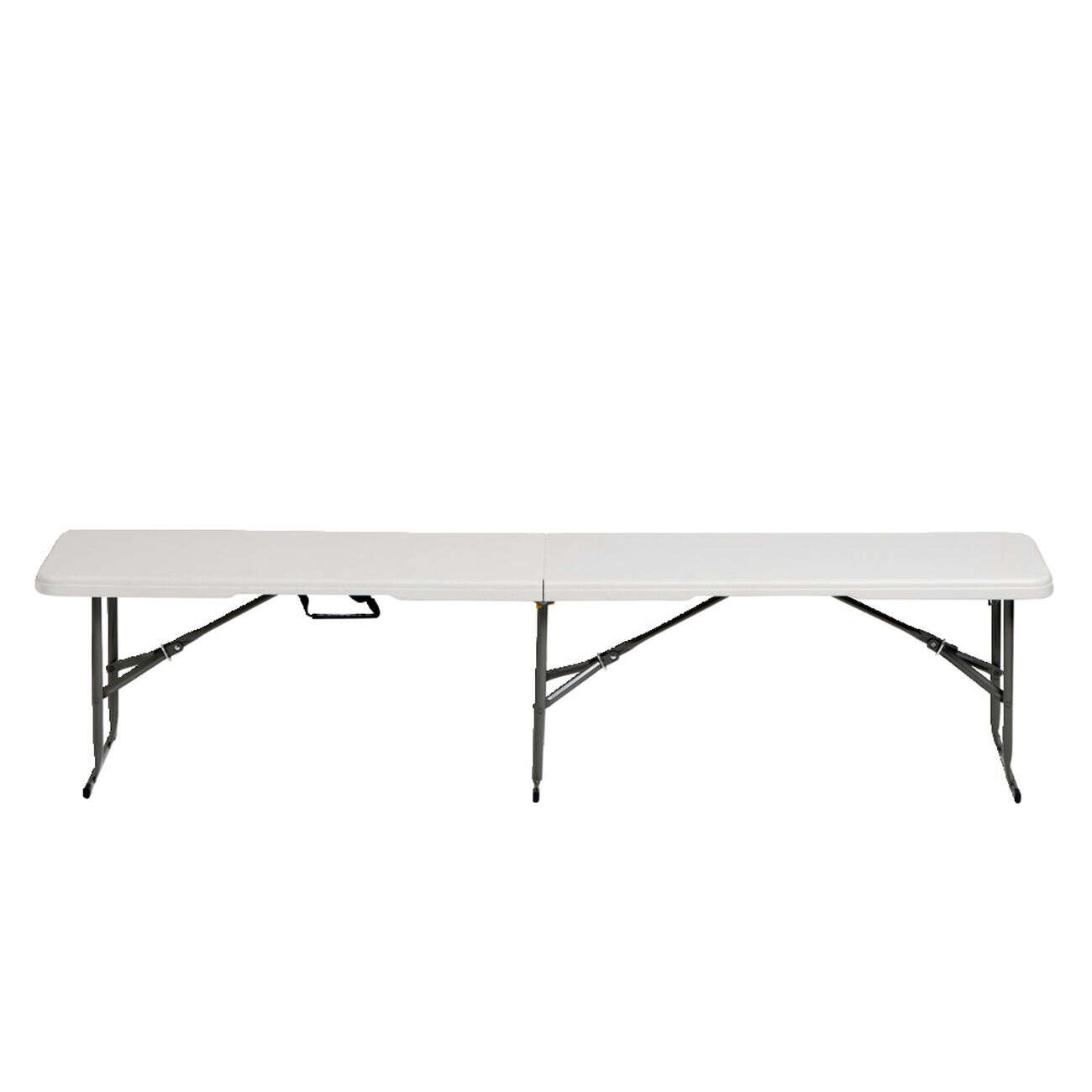 Banc de jardin pliant Fiesta blanc 183x28xH74cm
