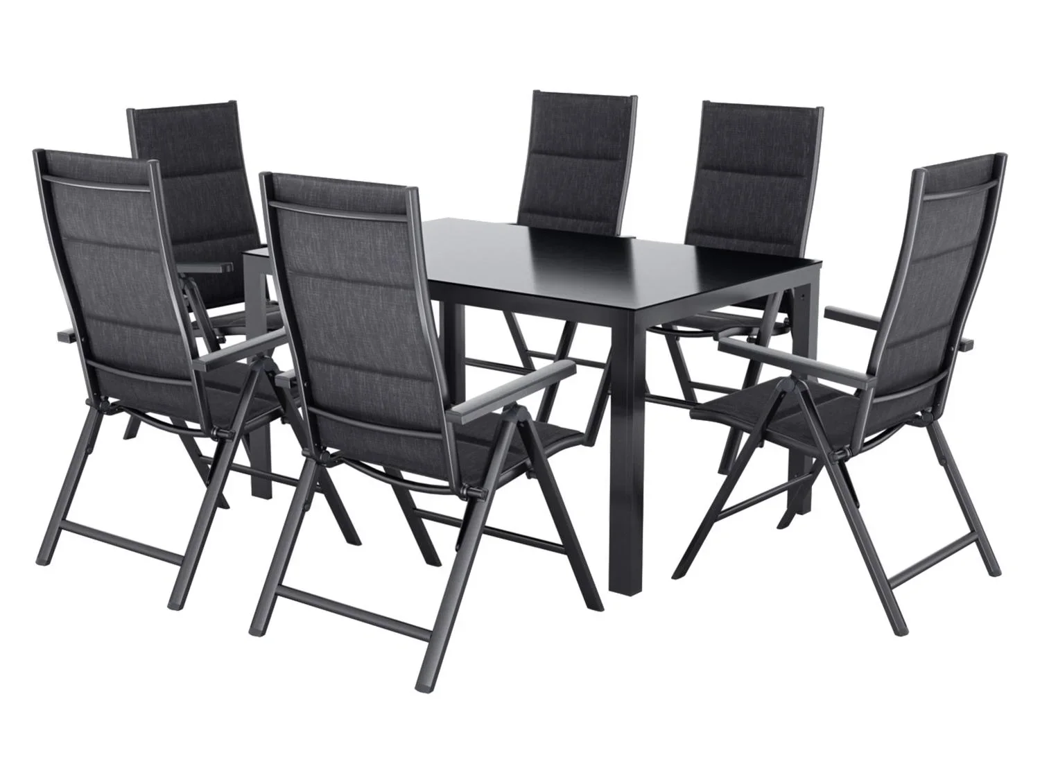 LIVARNO home Table de jardin + Lot de 6 chaises Toronto