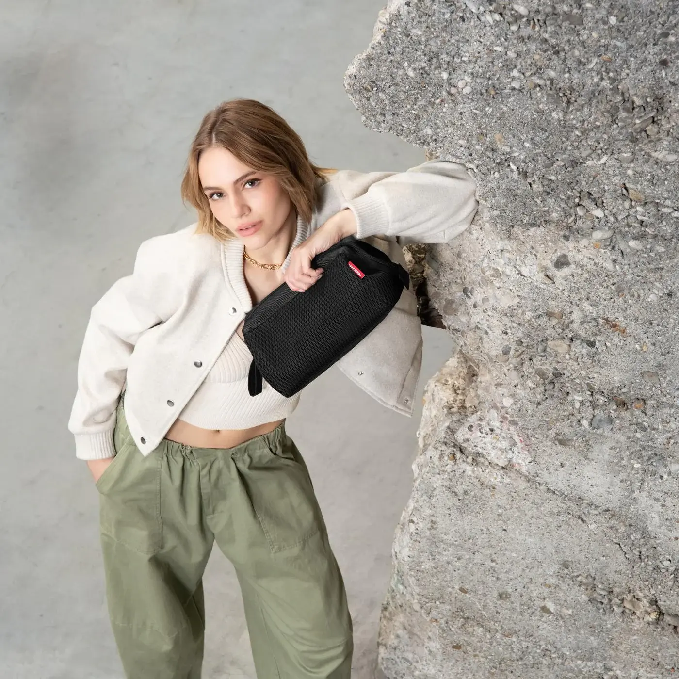 travelcosmetic mesh black