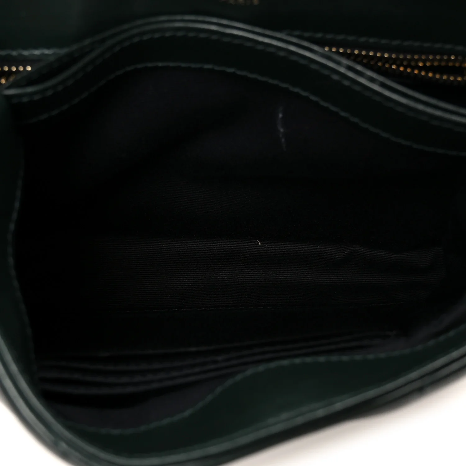 Calfskin Y Quilted Monogram Toy Loulou Crossbody Bag Deep Green