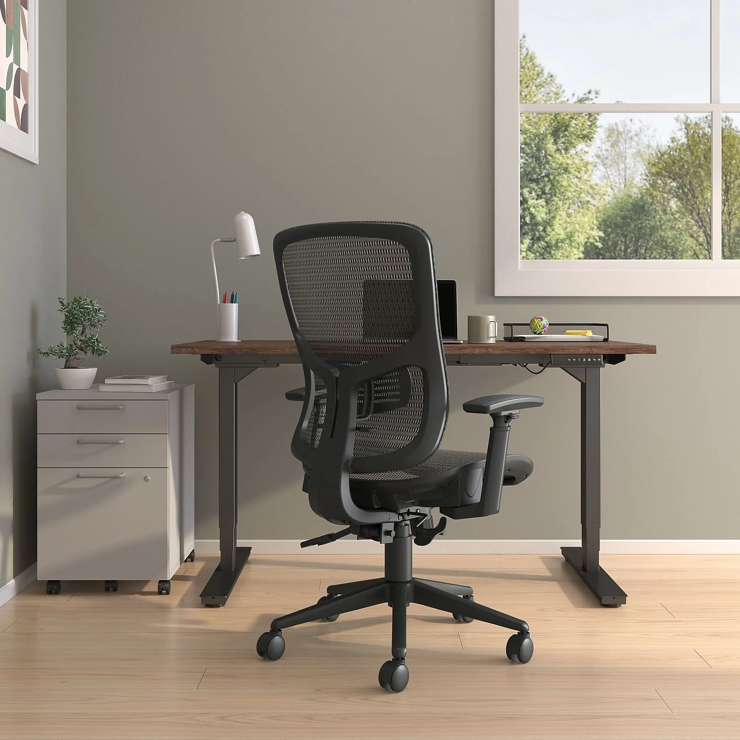Kroy Mesh Task Chair Black UN59456 - Image 3