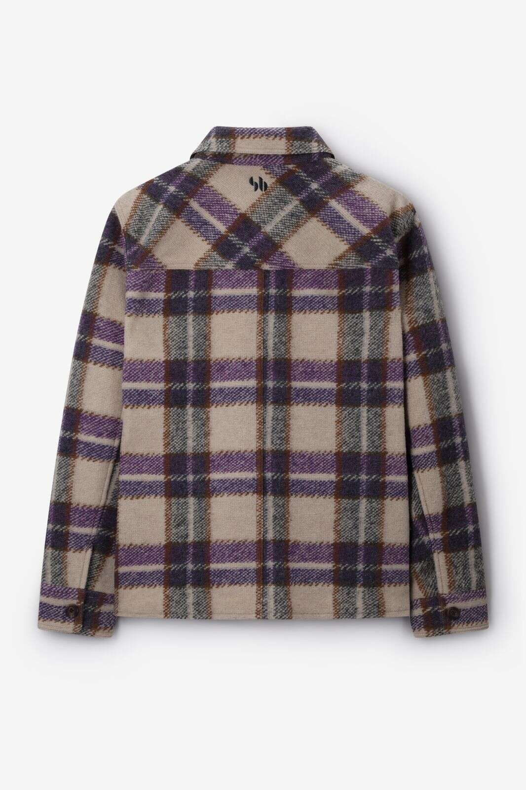 Donkerblauw geruit jack