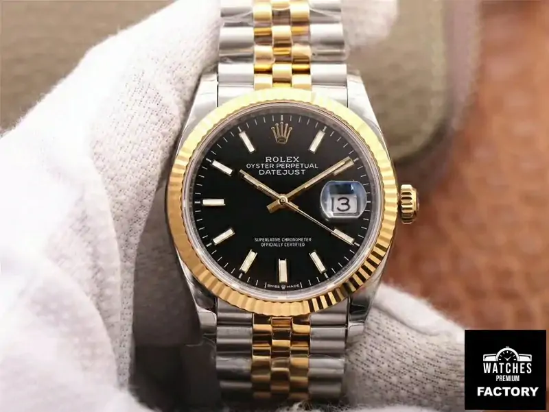 Rolex Datejust 126233 EW Factory Black Dial