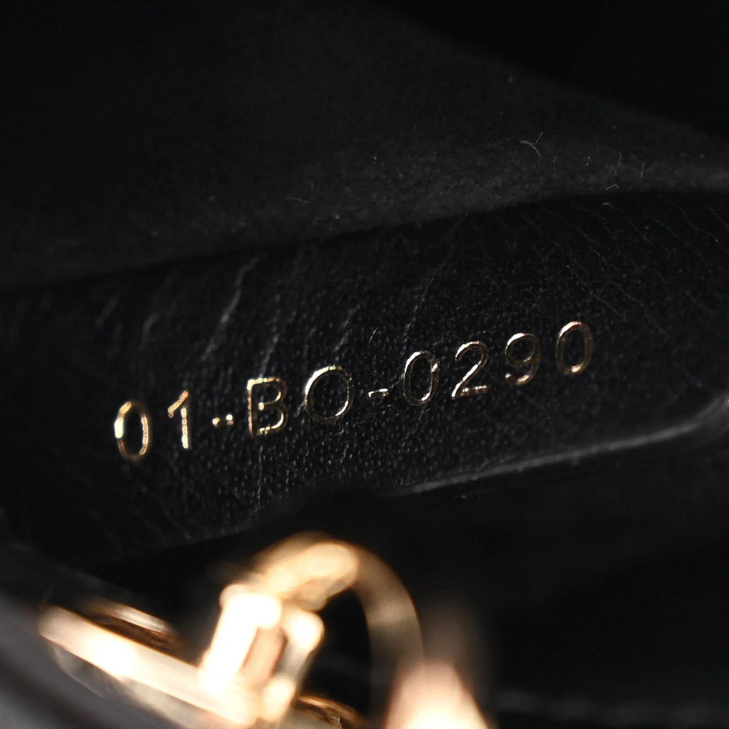 Lambskin Cannage Micro Lady Dior Black
