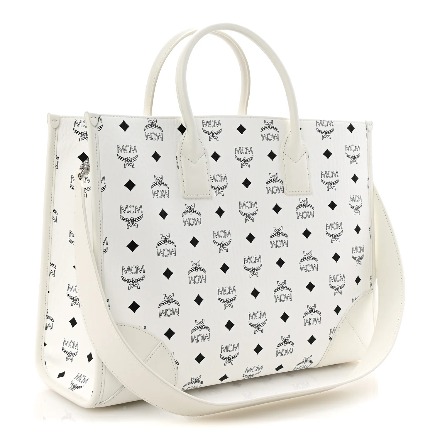 Visetos Large Munchen Tote White
