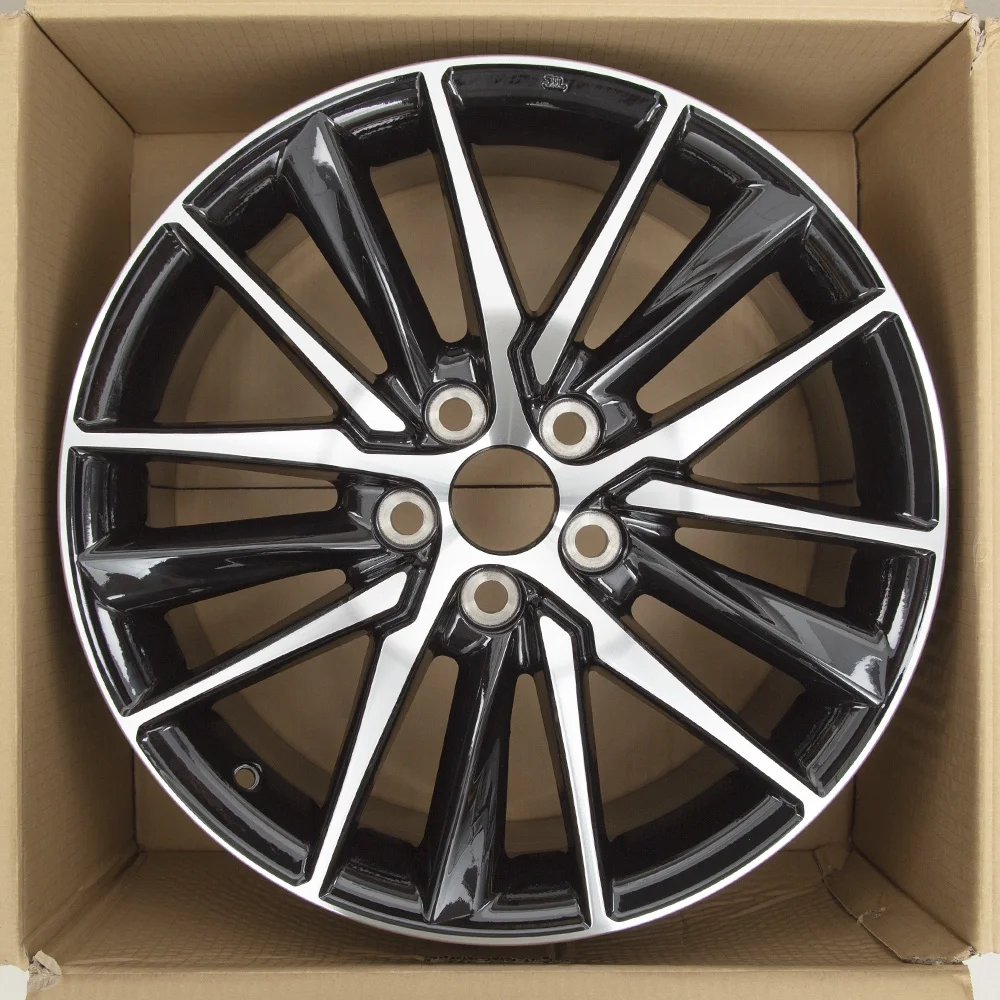 18x8 inch Wheels Rims for Toyota Camry 2018-2022, 18" Alloy Aluminum Replacement Rims(Black) - Image 2