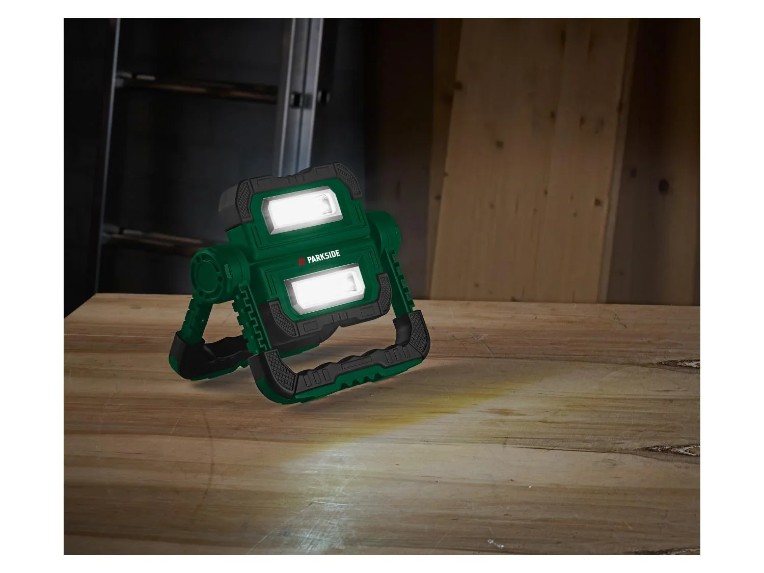 PARKSIDE Projecteur LED avec batterie externe Powerbank, 2x500 lm, 10 W