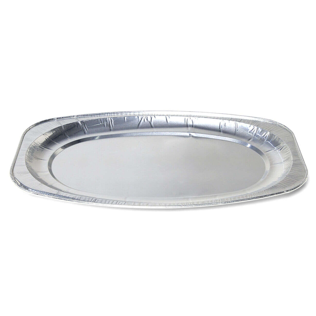 Plat à barbecue ovale aluminium x5 L43x29xH2,5cm