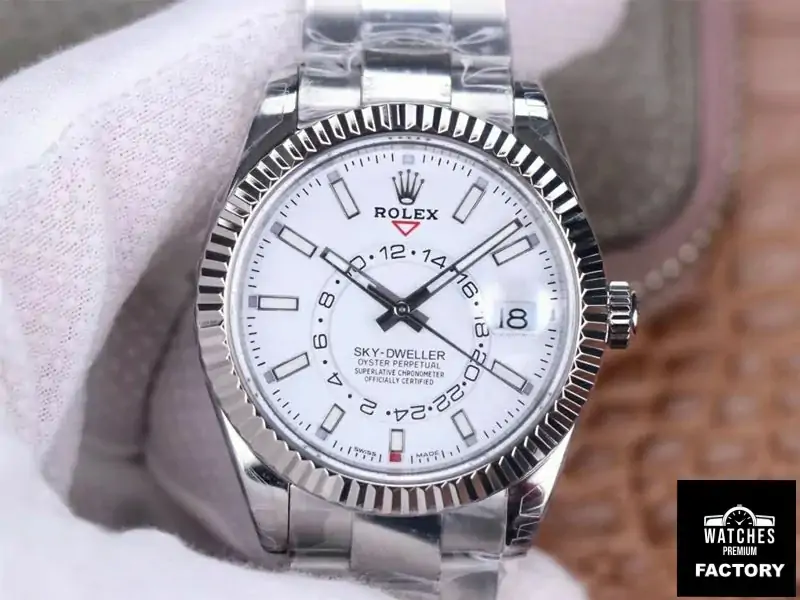 Rolex Sky Dweller M326934-0001 Noob Factory White Dial